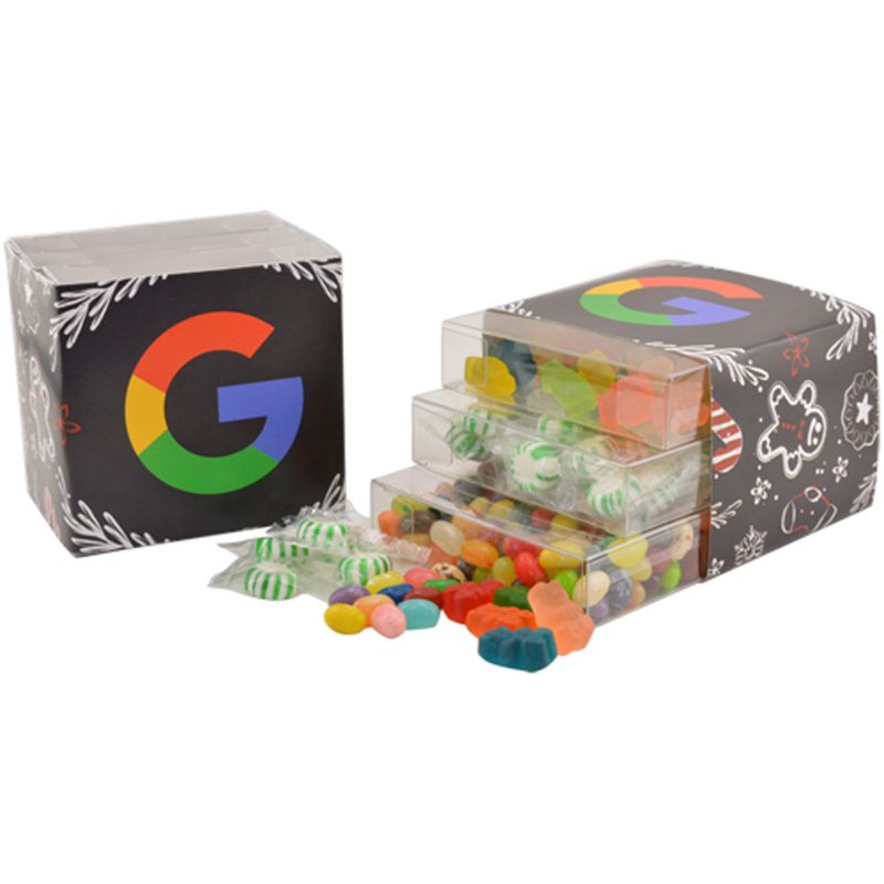 3 Way Candy Stack Acetate Tower 1
