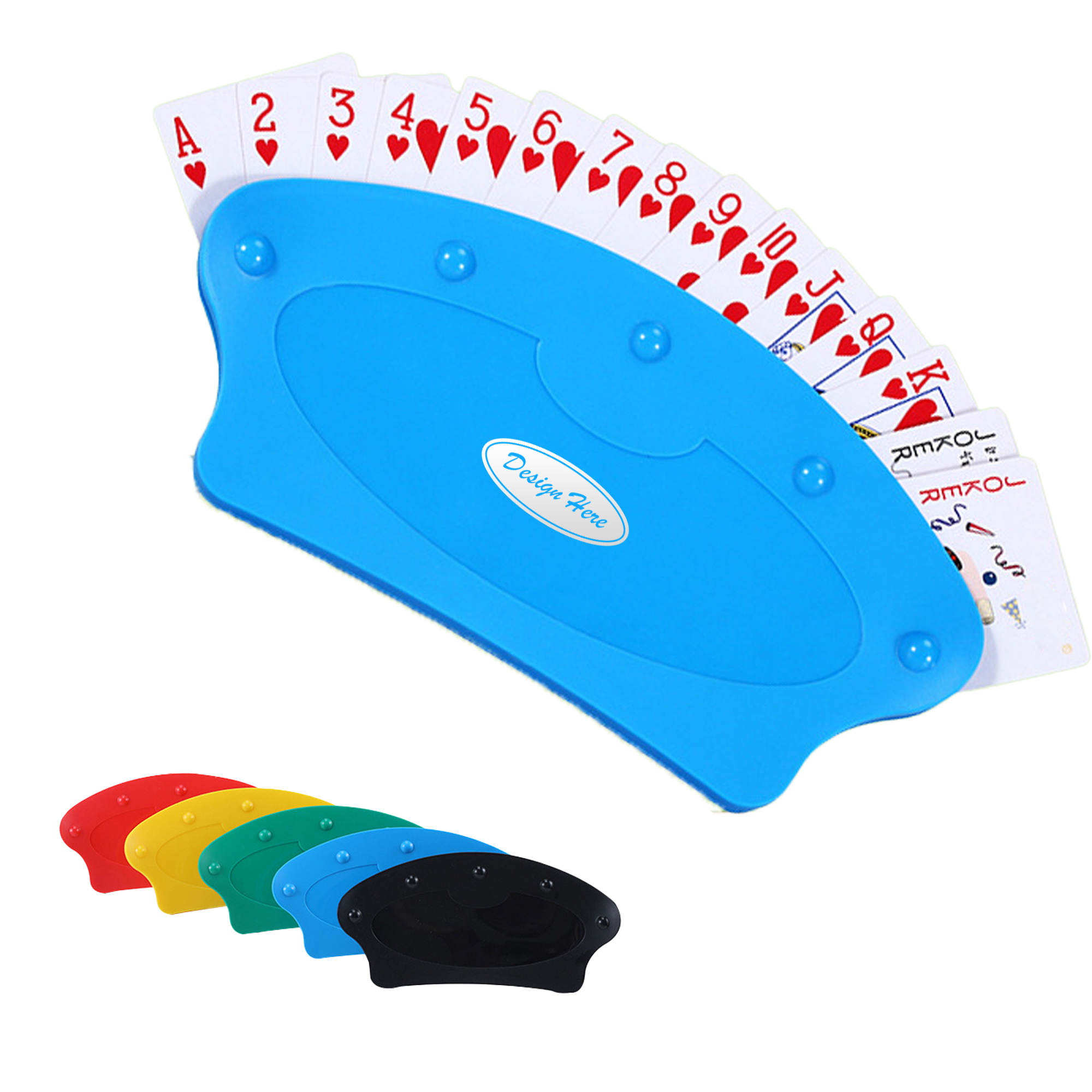 MOQ50 Unique Fan-Shaped Card Holder for Games 1