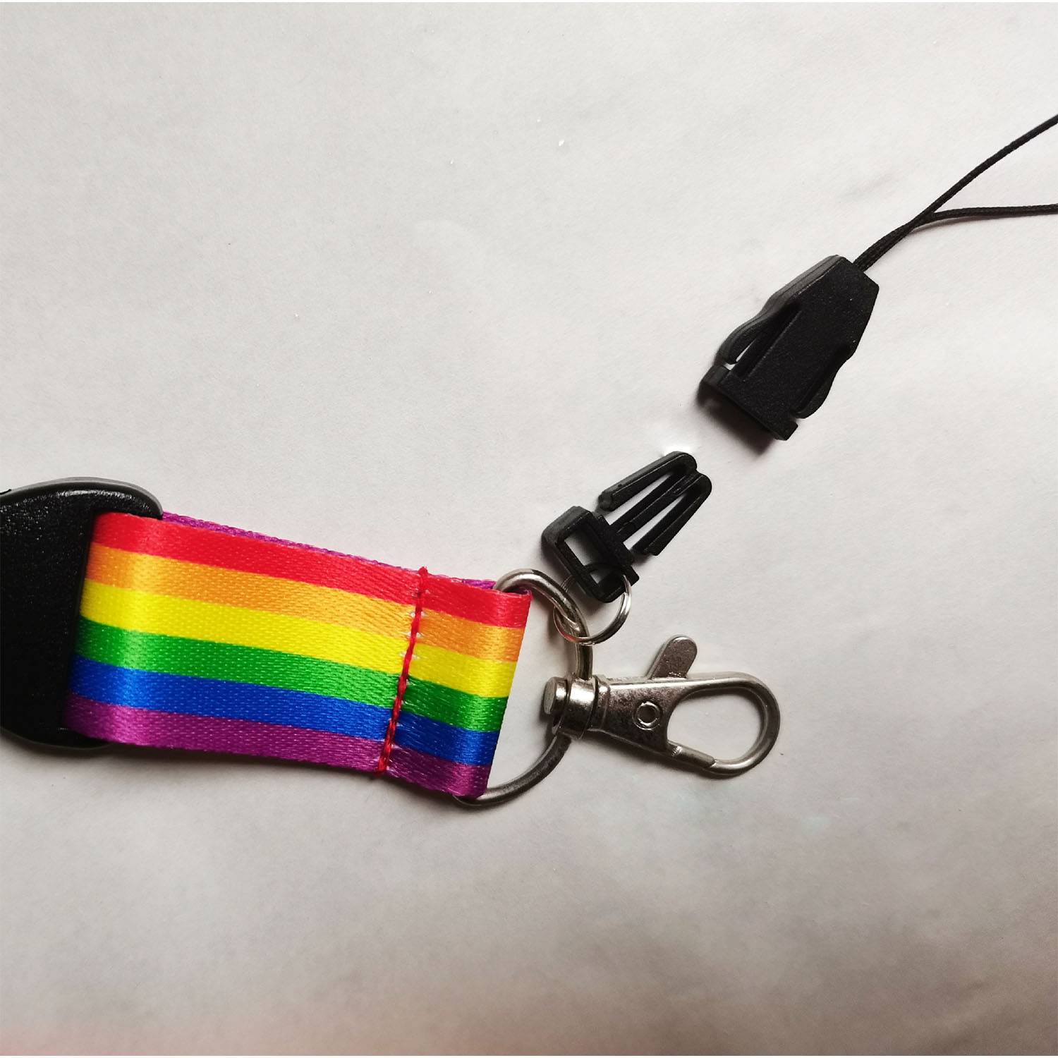 Rainbow Lanyard with Hook 4