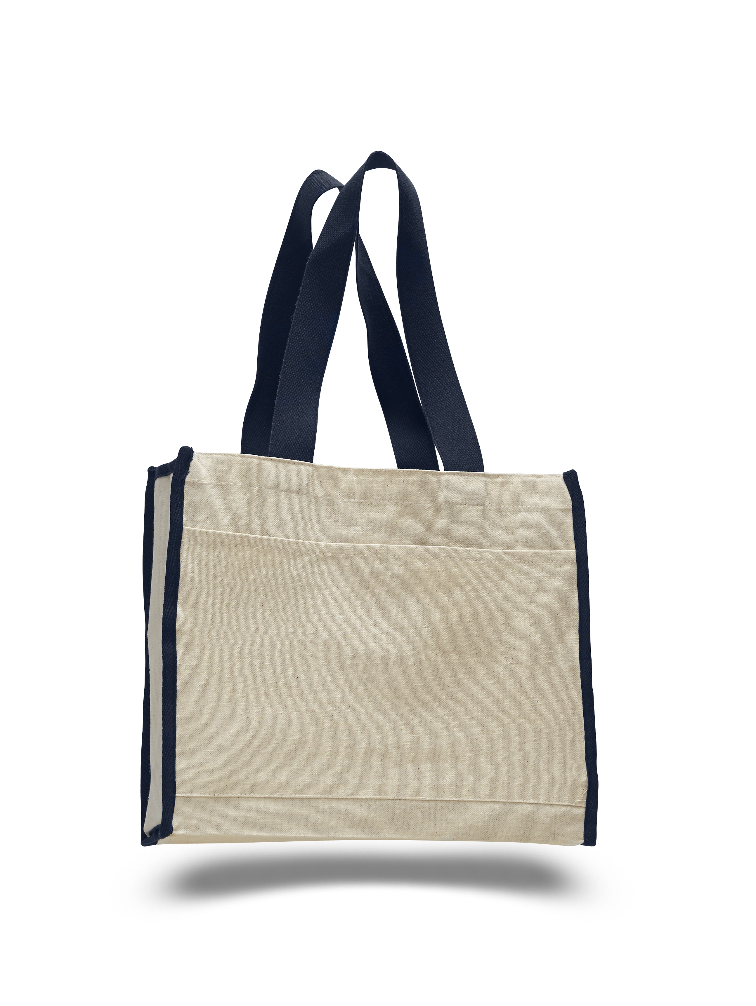 Heavy 12 oz. Cotton Canvas Shopping Tote Bag - Colors, custom tote bag with logo imprint 3