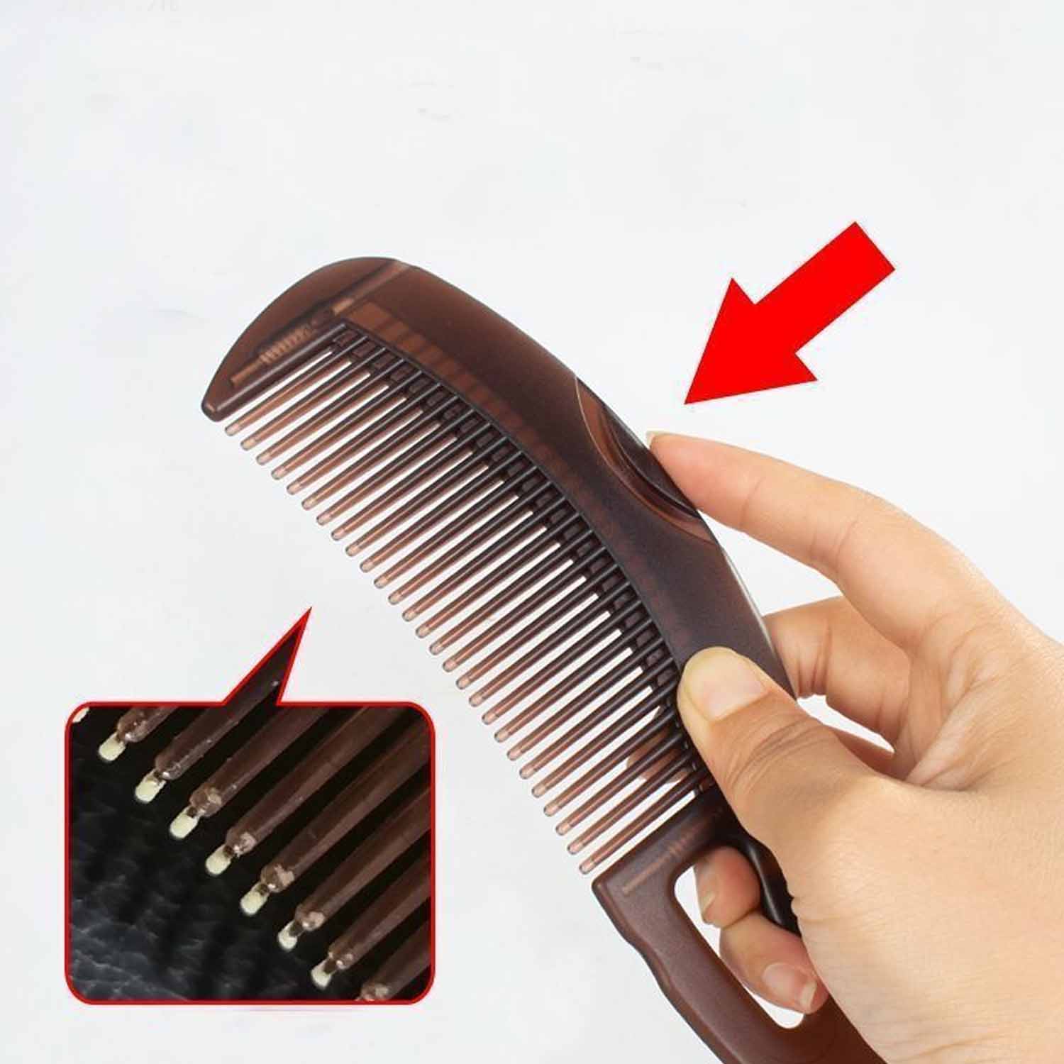Press the comb 8