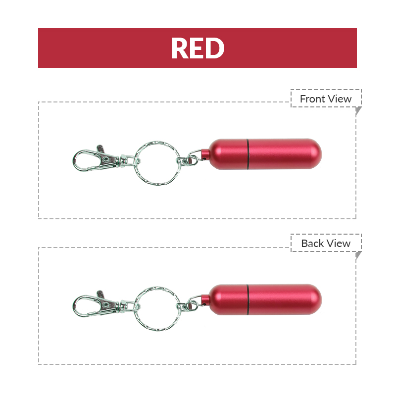 1GB Pill Shaped USB 2.0 Flash Drive with Keyring. 7