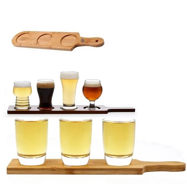 2.7" Dia Base Flight Serving Paddles (Square 3 Slots, 1)