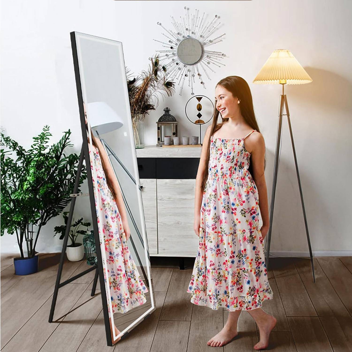 Full-Length LED Standing Mirror 4