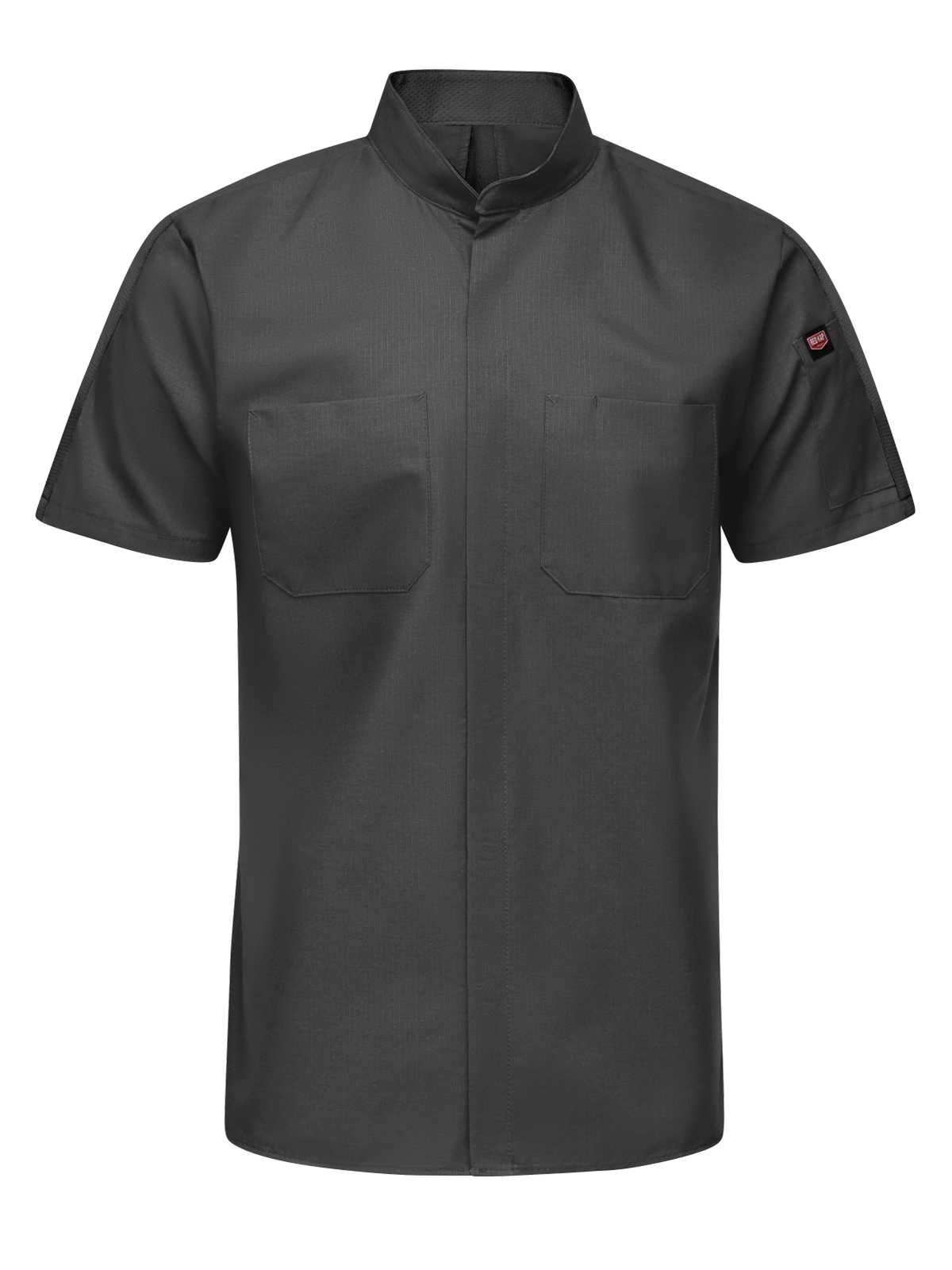 Red Kap Shirts - Men's Short Sleeve Two Tone Pro+ Work Shirt with OilBlok and MIMIX™ 3