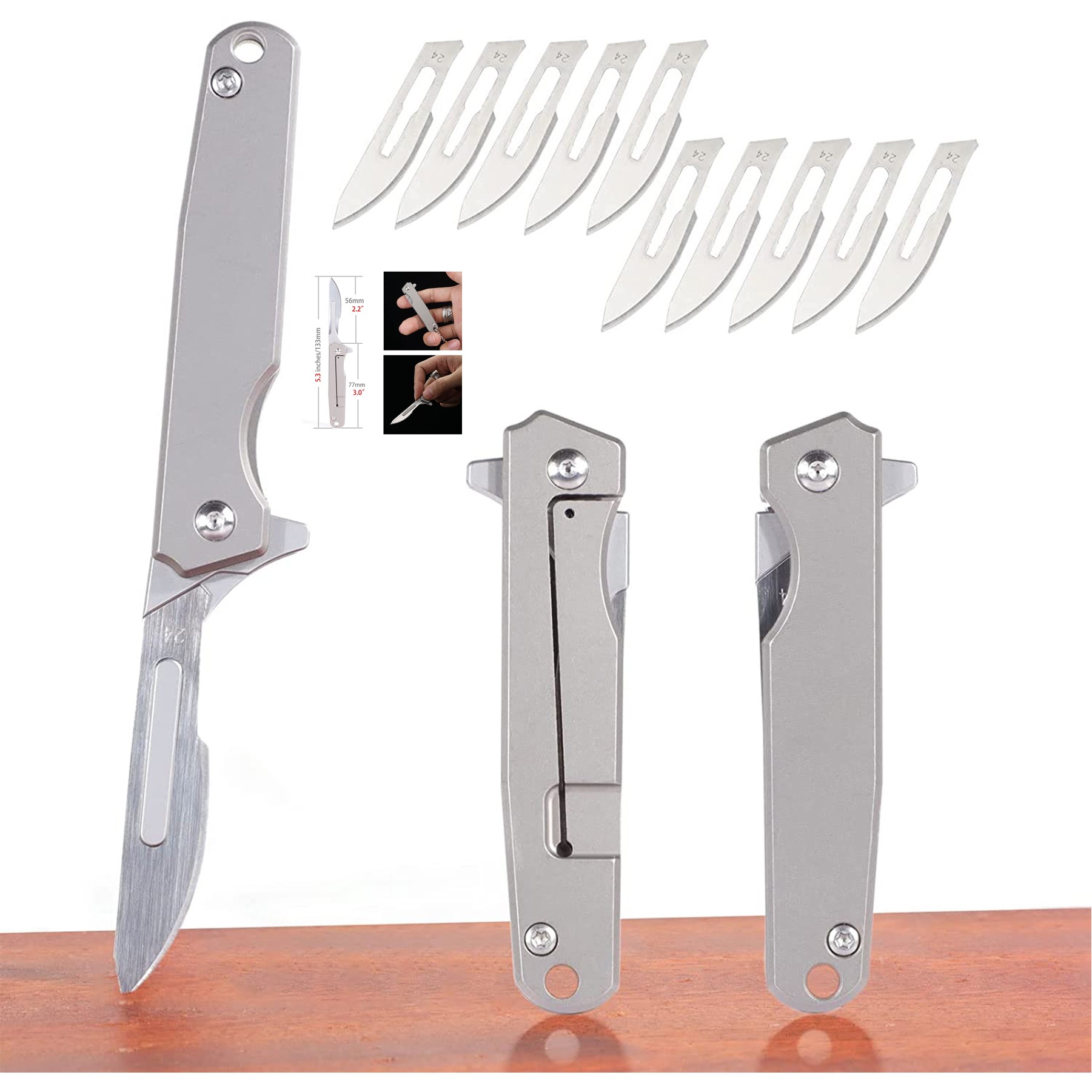 Mini Folding Pocket Scalpel Knife 2