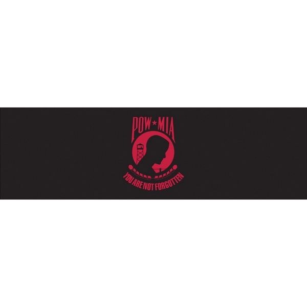 POW MIA Window Decals Red-Black 2