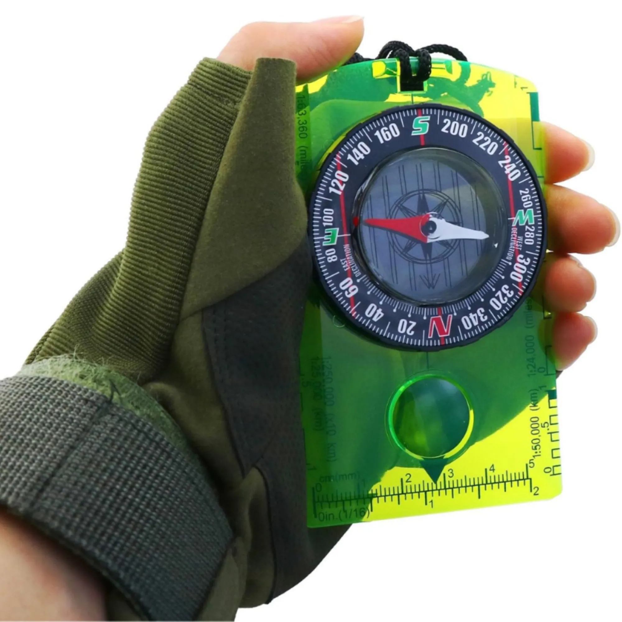 Outdoor Multi-Function Map Ruler 4