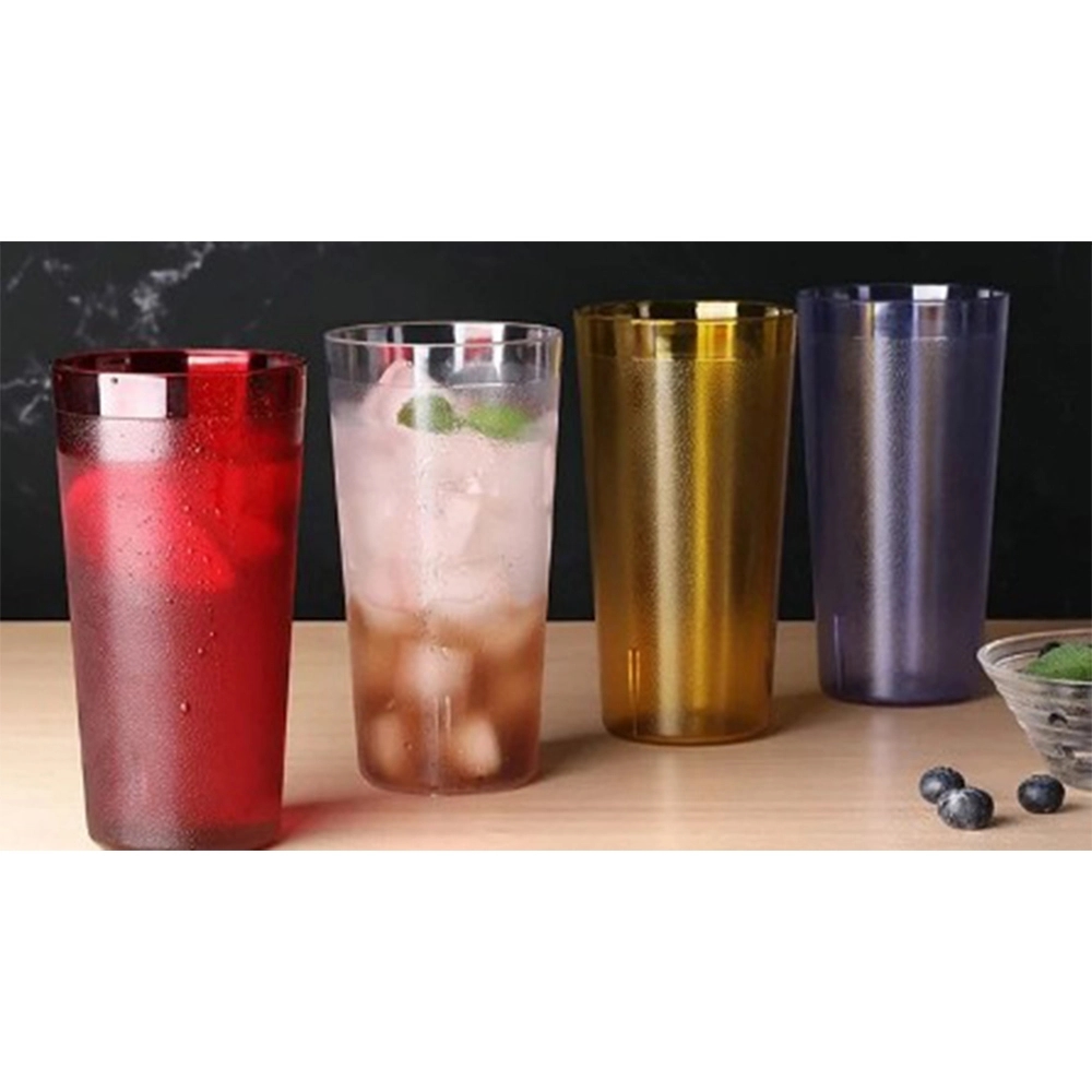 10oz Custom Color Frosted Plastic Cup 1
