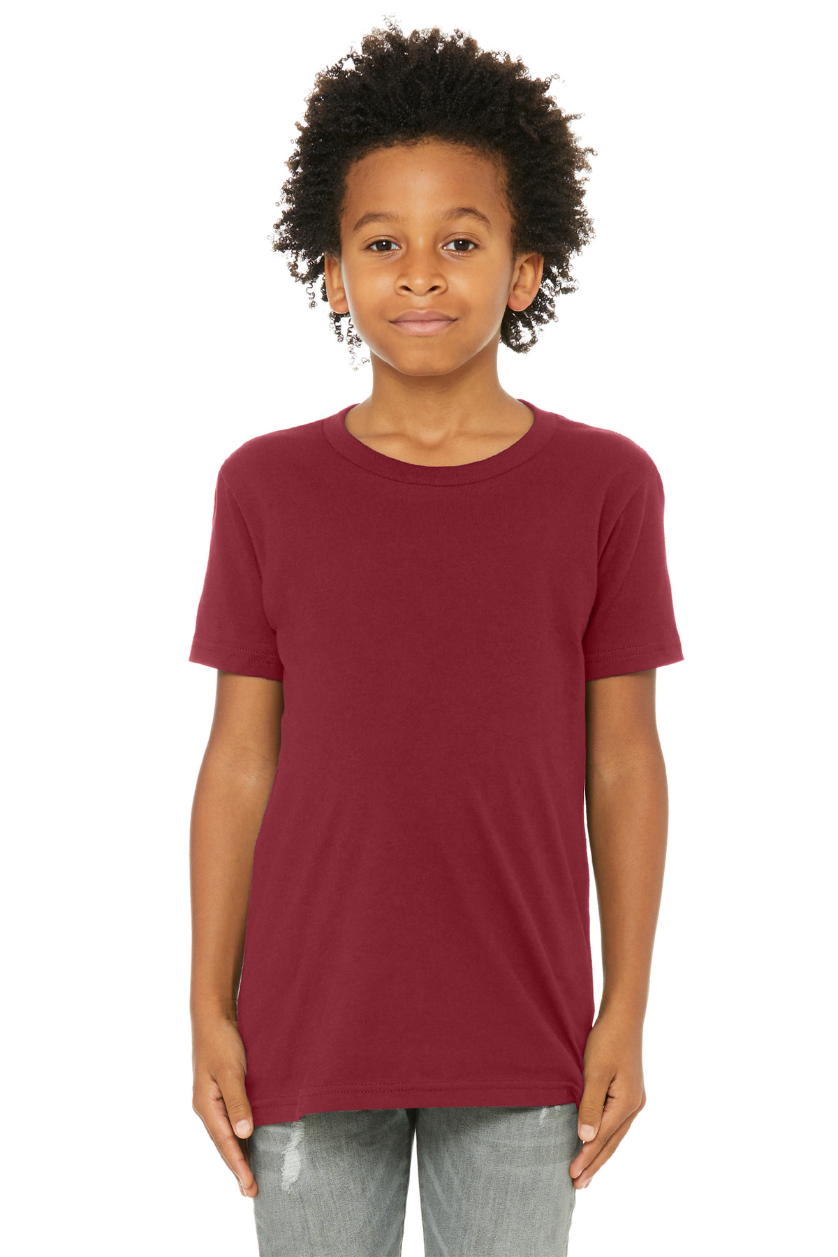 BELLA+CANVAS Youth Jersey Short Sleeve Tee. BC3001Y 217
