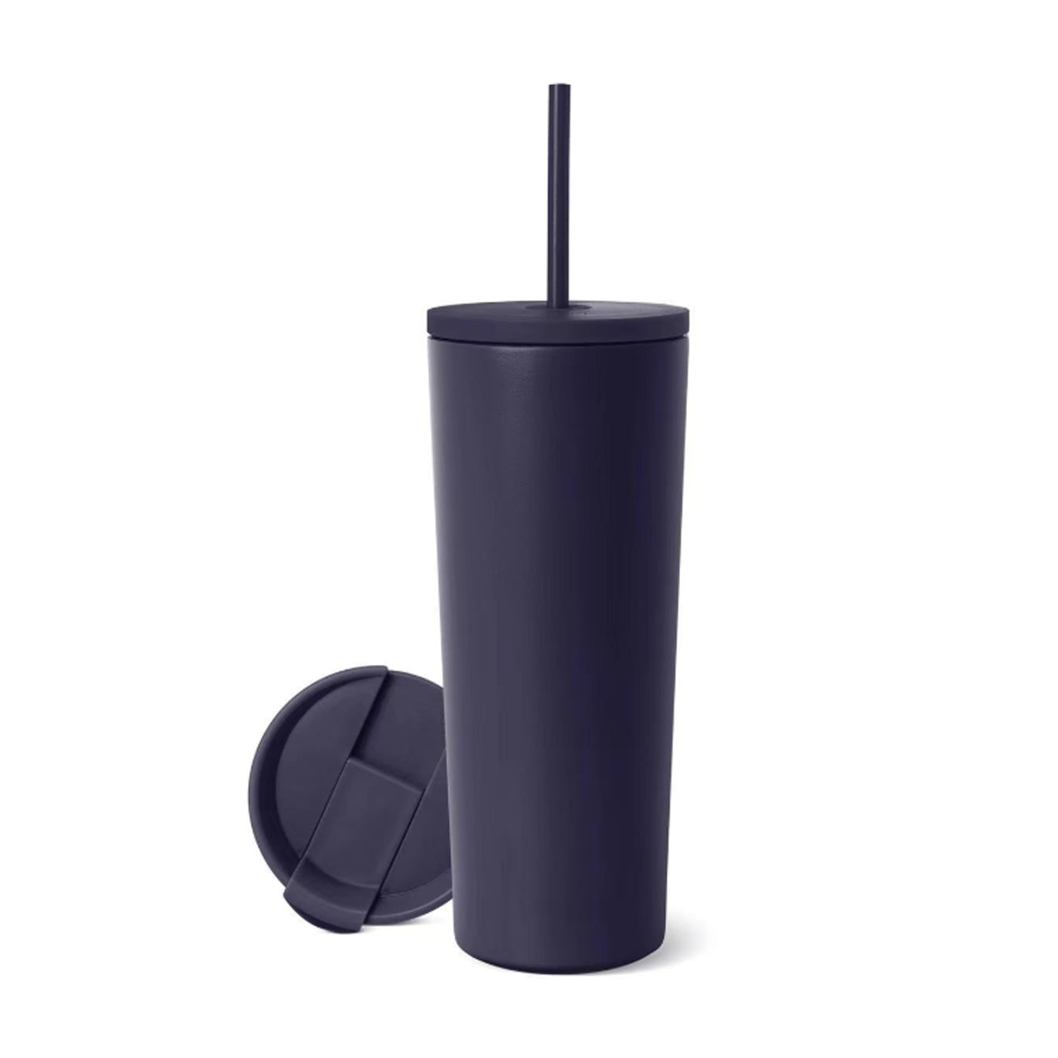 24oz straight stainless steel straw insulated cup 7