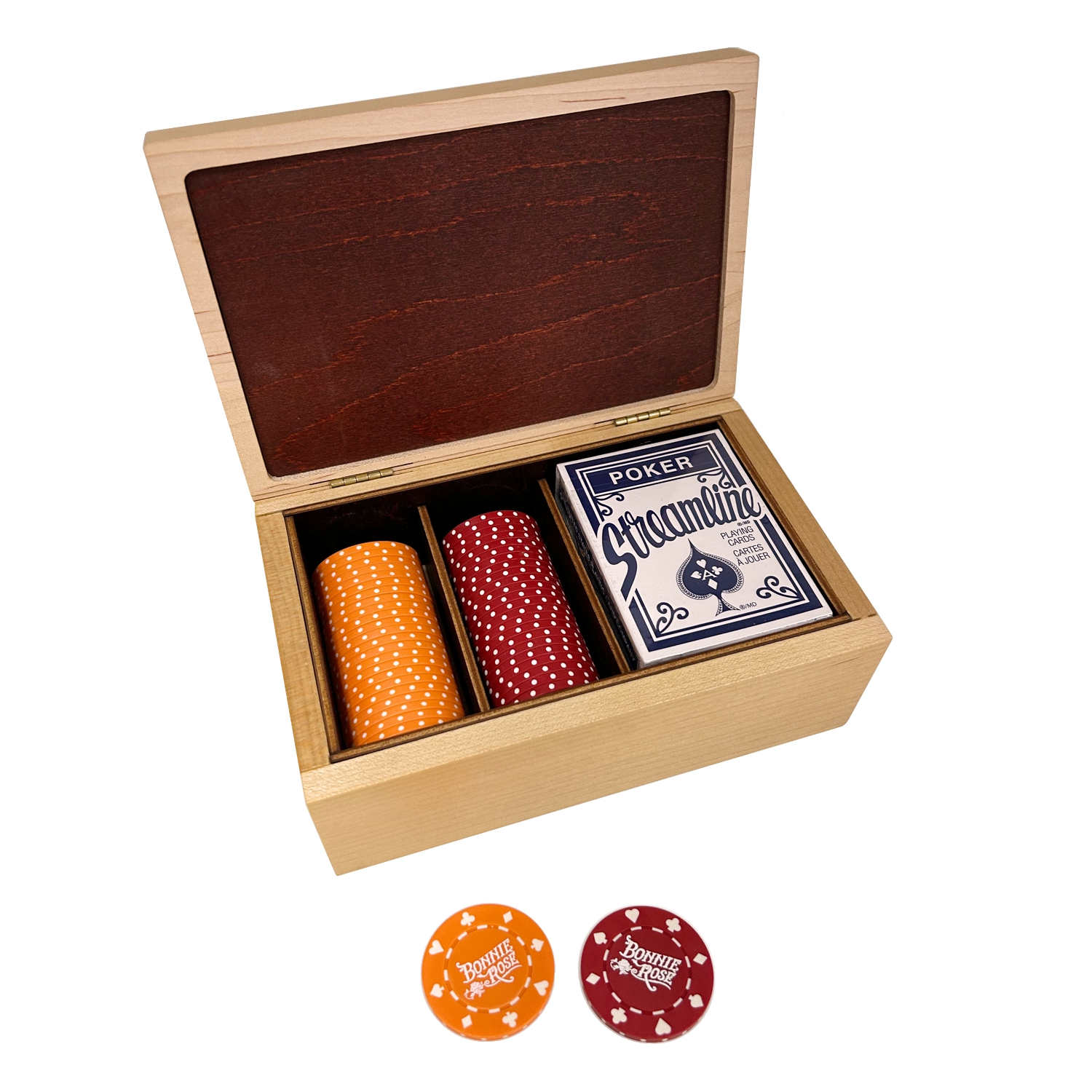 Hinge Lid Game Box, 7.375 x 4.75 x 3.0" 2