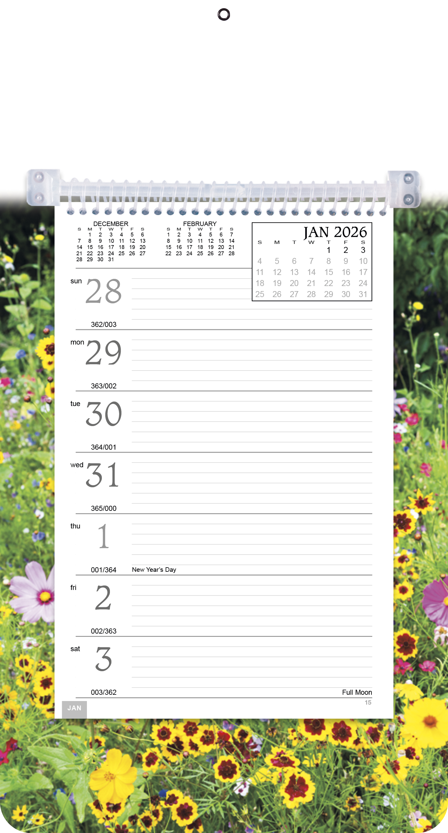 Triumph® Calendars Full-Color Weekly Memo Calendar 8
