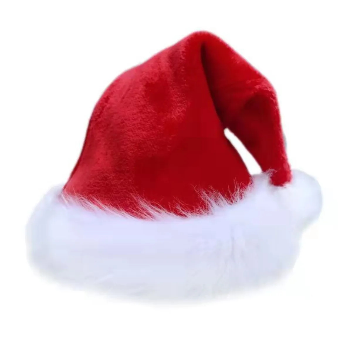 Unisex Velvet Comfort Extra Thicken Santa Xmas Hat 3