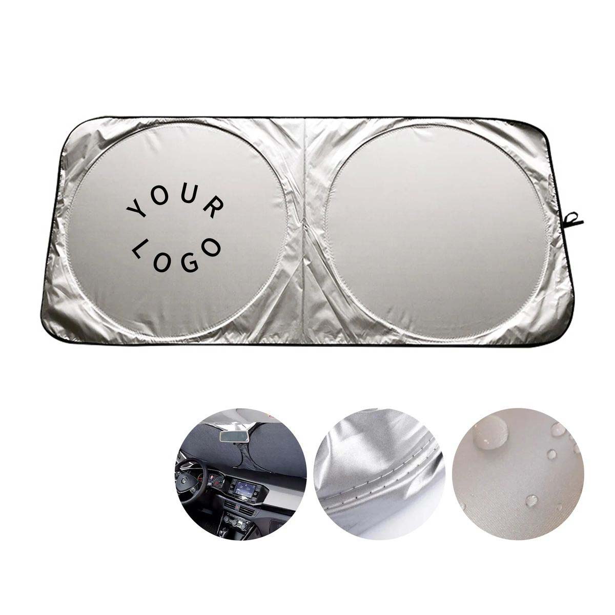 Car Windshield Shade UV Protection Foldable 3