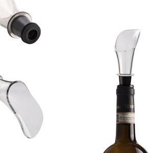 2 In Vacuum Seal Wine Bottle Pourer And Stopper Set 5