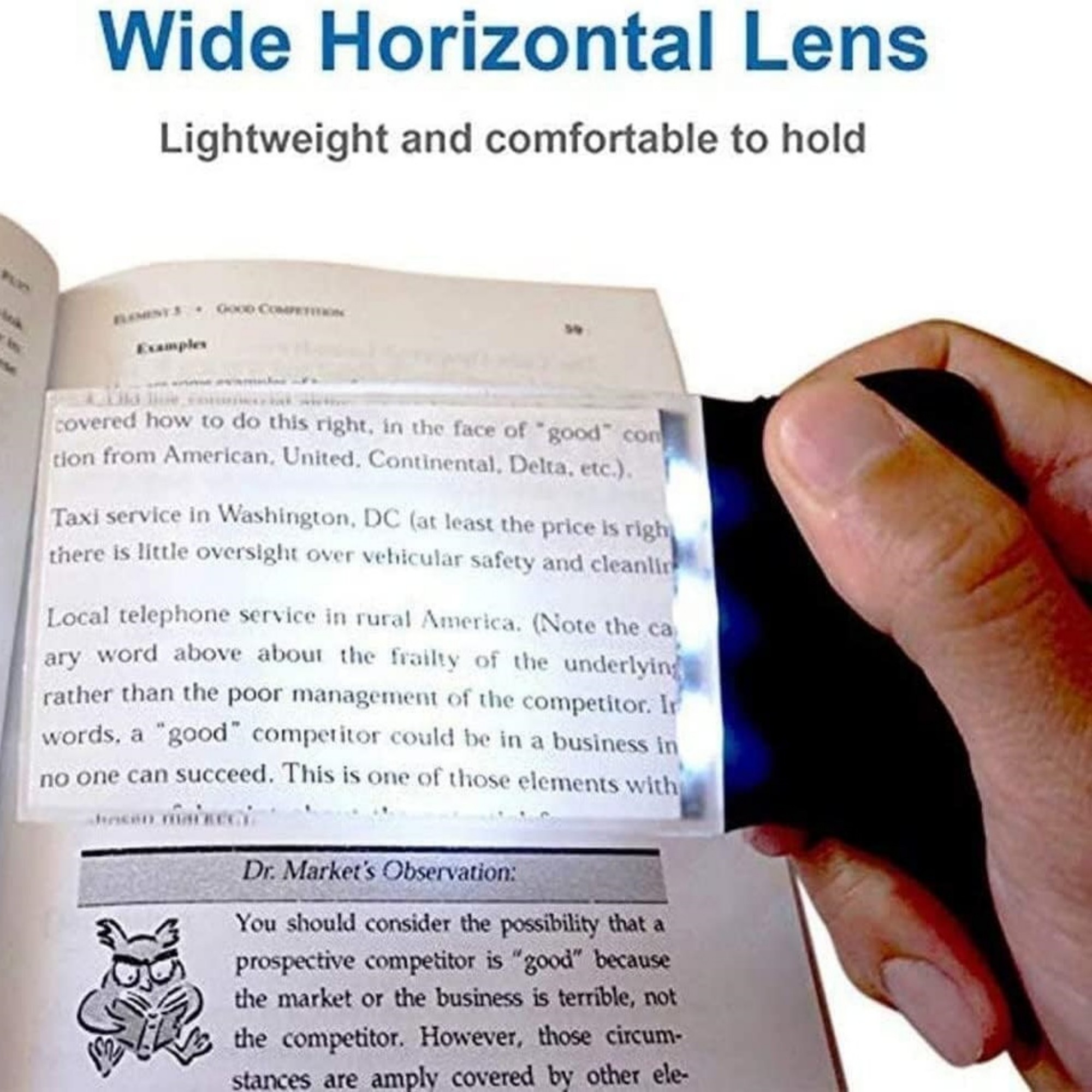 2X Handheld Reading Magnifying Glass 4