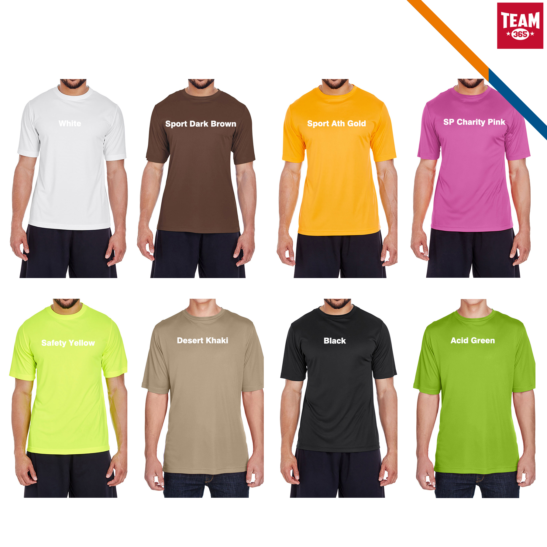 Team 365® Men's Zone Performance Tees 6