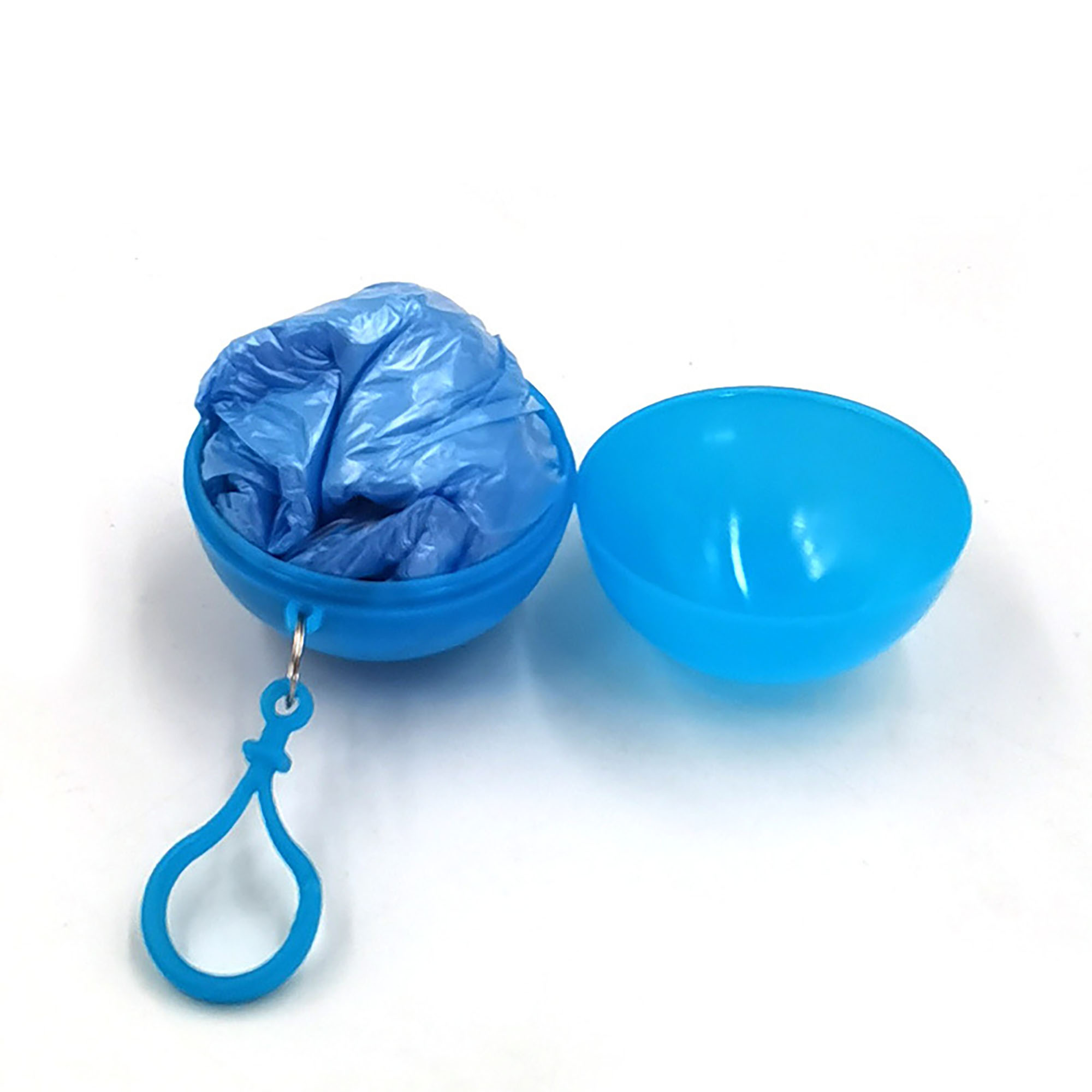 Portable Disposable Ball Raincoat With Key Chain 3