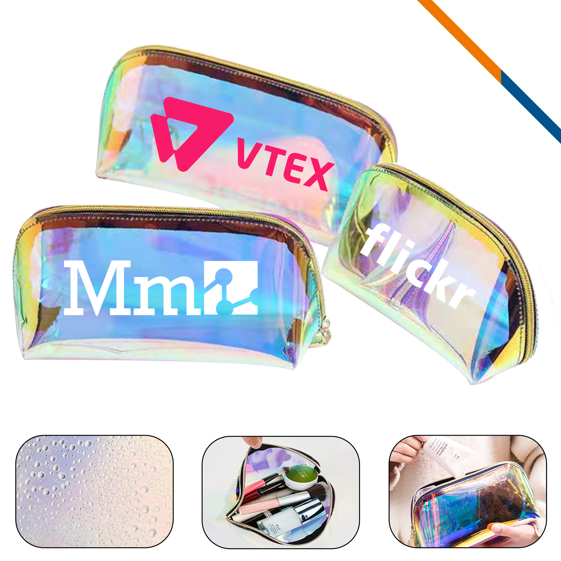 Capit Stylish Clear Cosmetic Bag 7