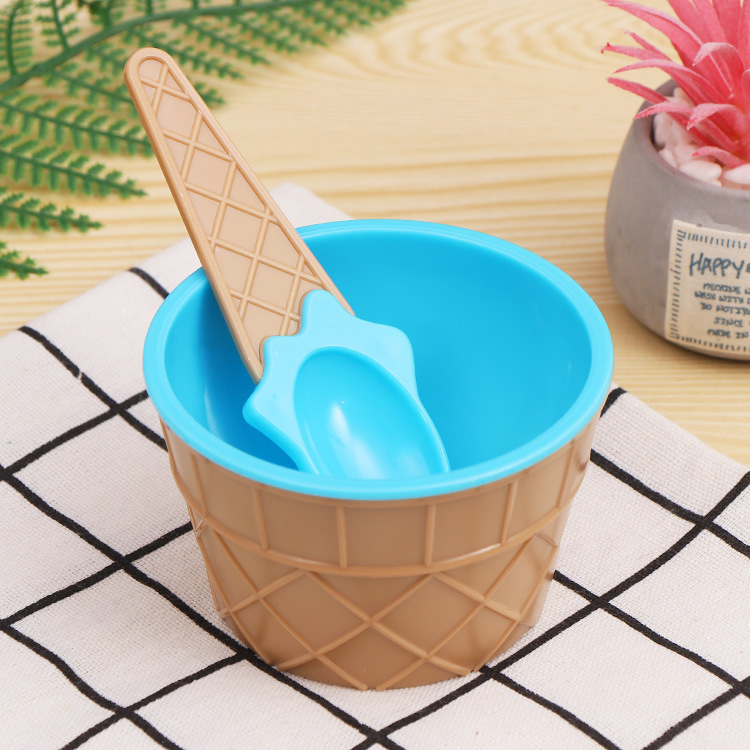 Reusable Ice Cream Bowls and Spoons 10
