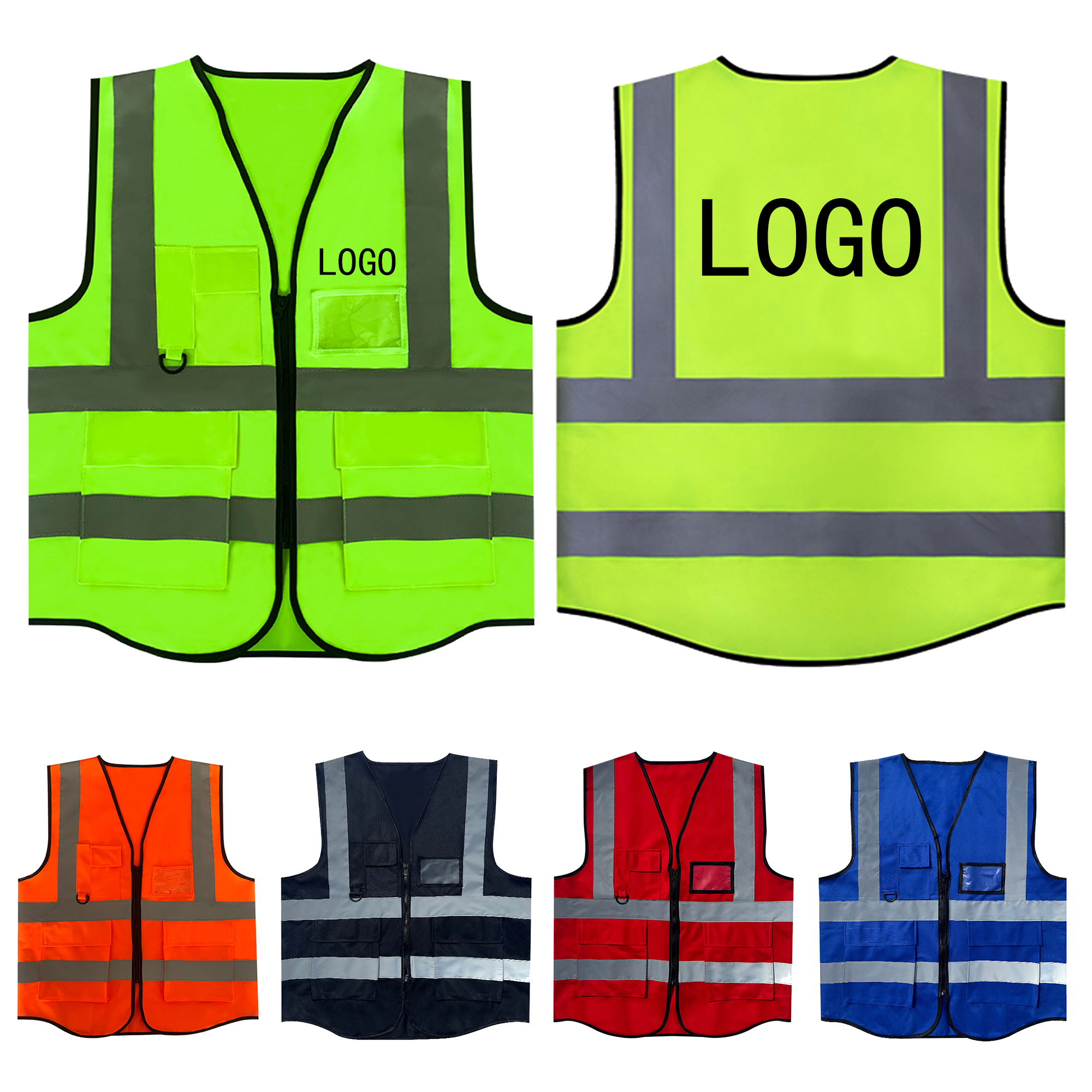 Adult Safety Outdoor Reflective Vest 3