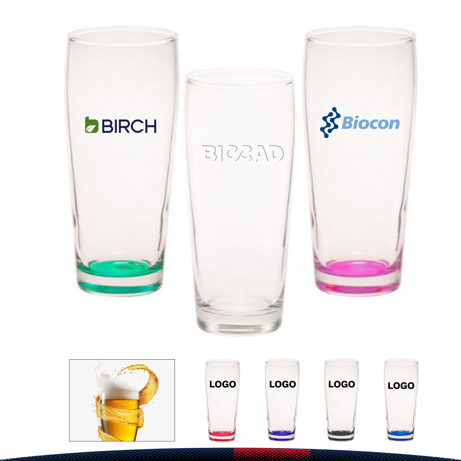15 oz. Selim Pub Glasses 12