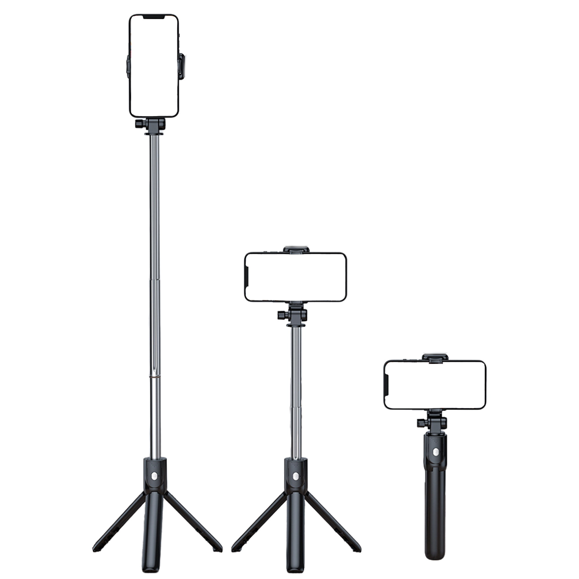 Remote Control Extendable Selfie Stick Phone Tripod Stand 1