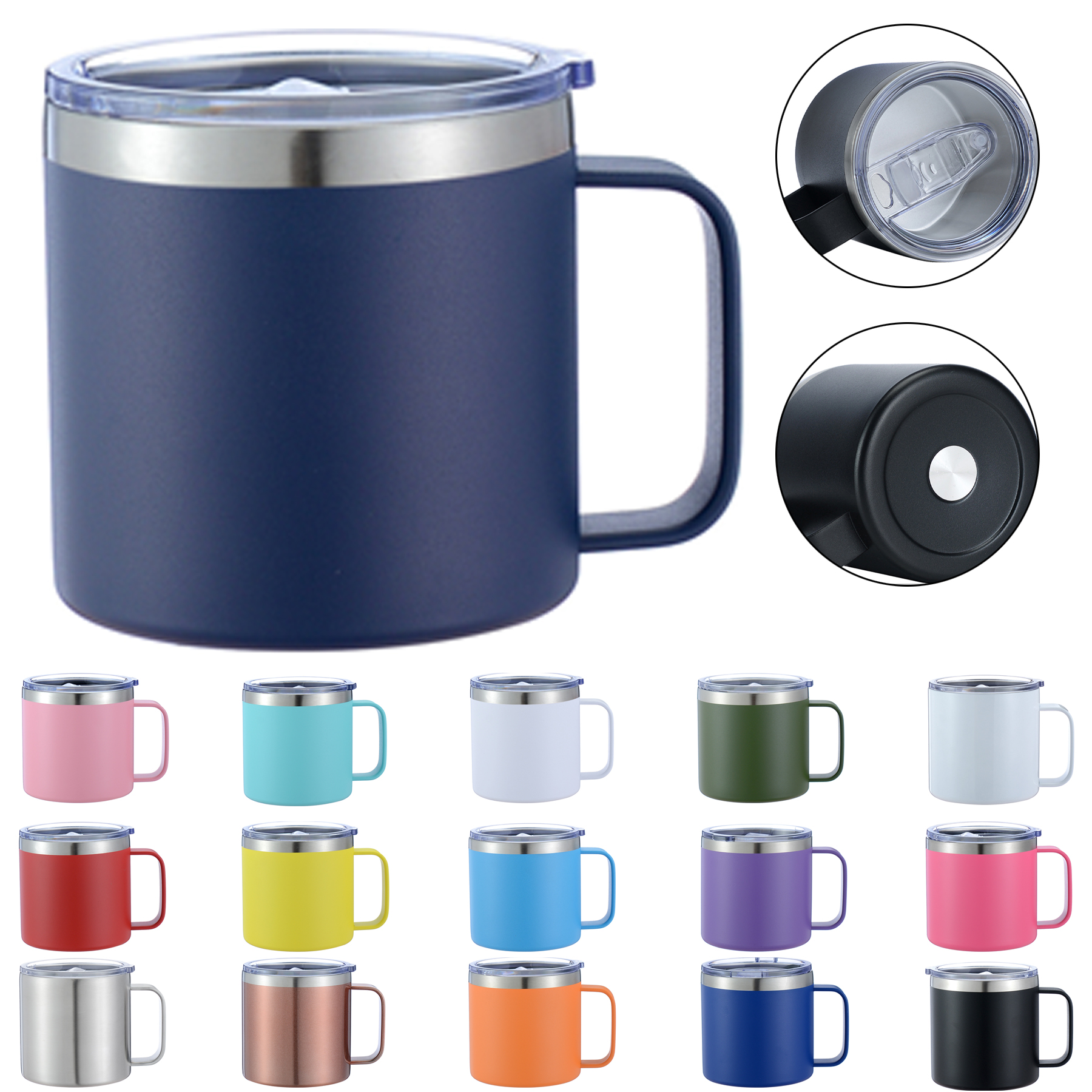 14 oz Stainless Coffee Mug 1