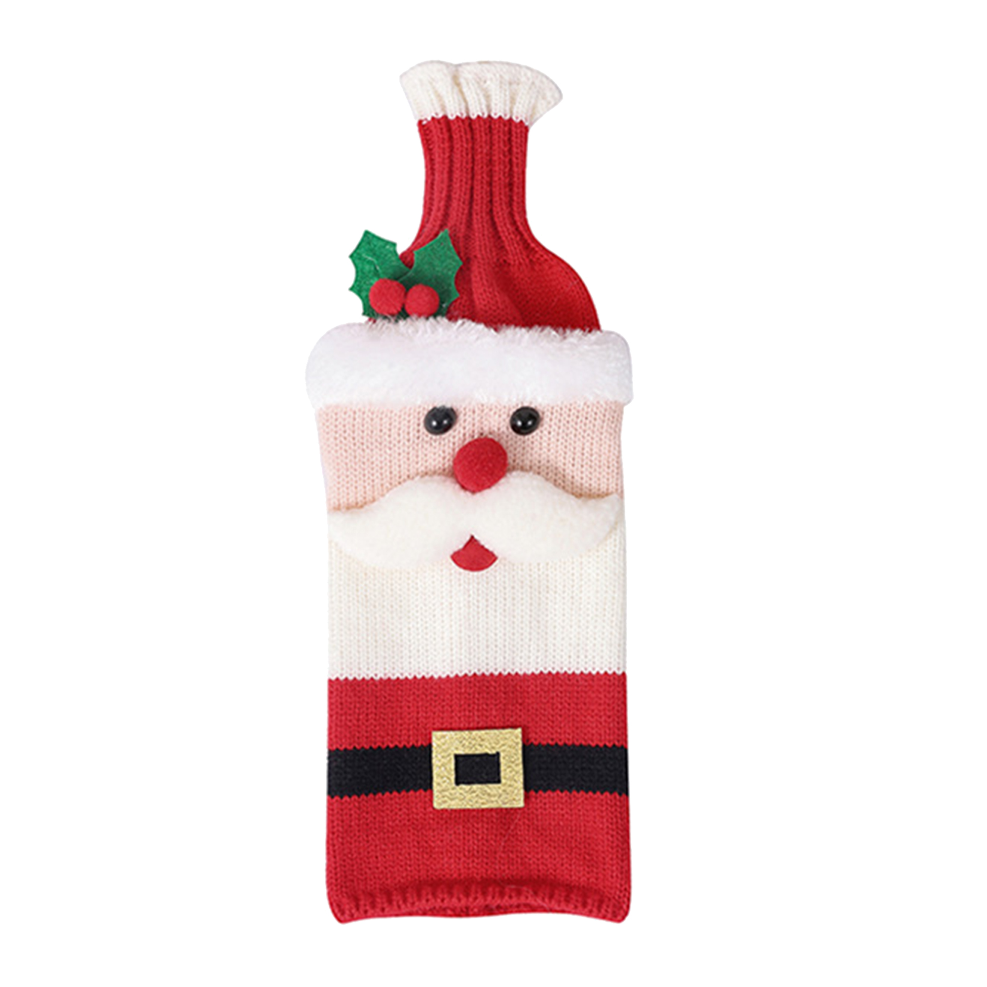 Christmas Decorative Knit Bottle Cover 7