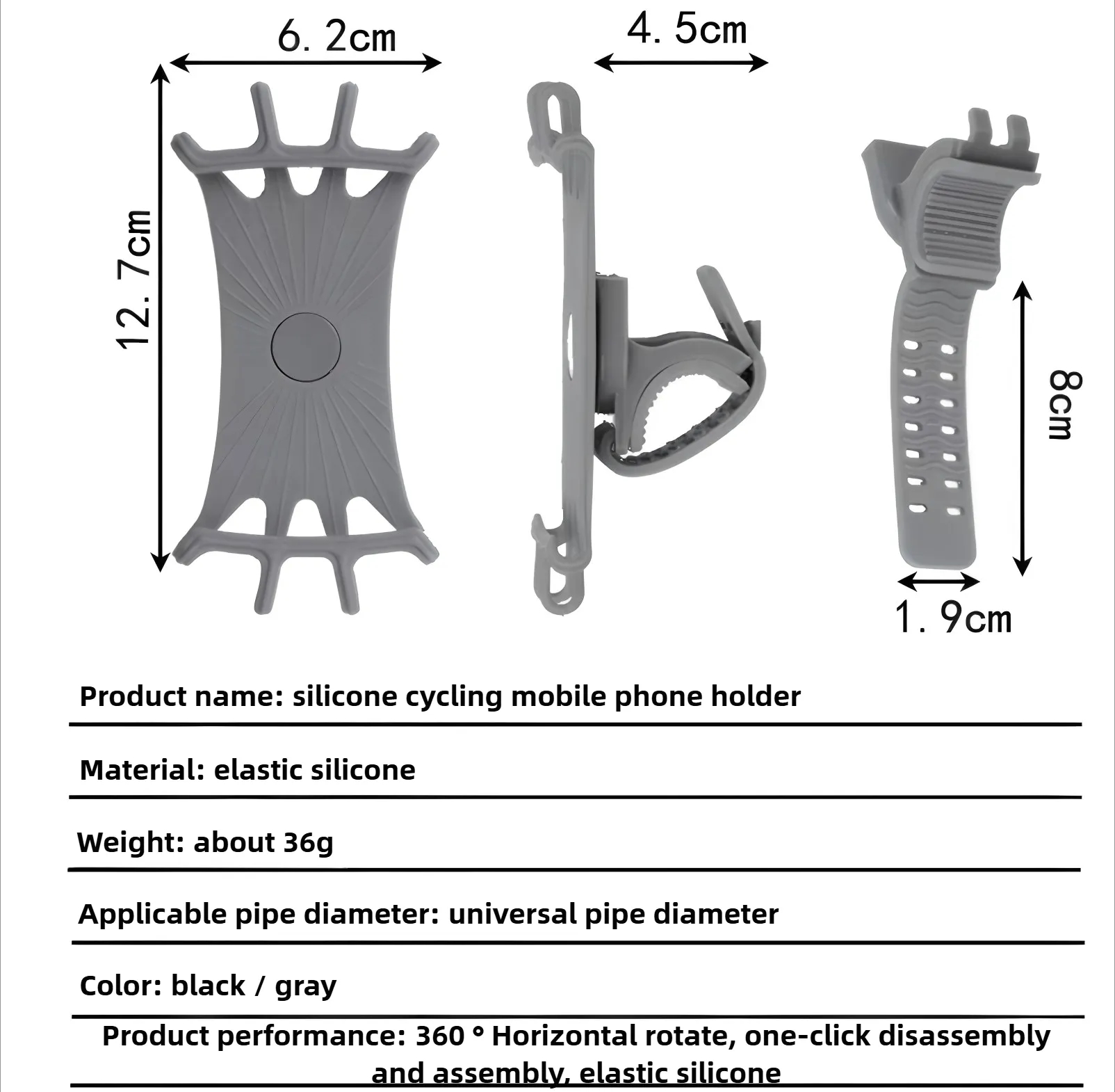 Wholesale Bike Phone Mount Shockproof Waterproof for Delivery Riders Scooters 1
