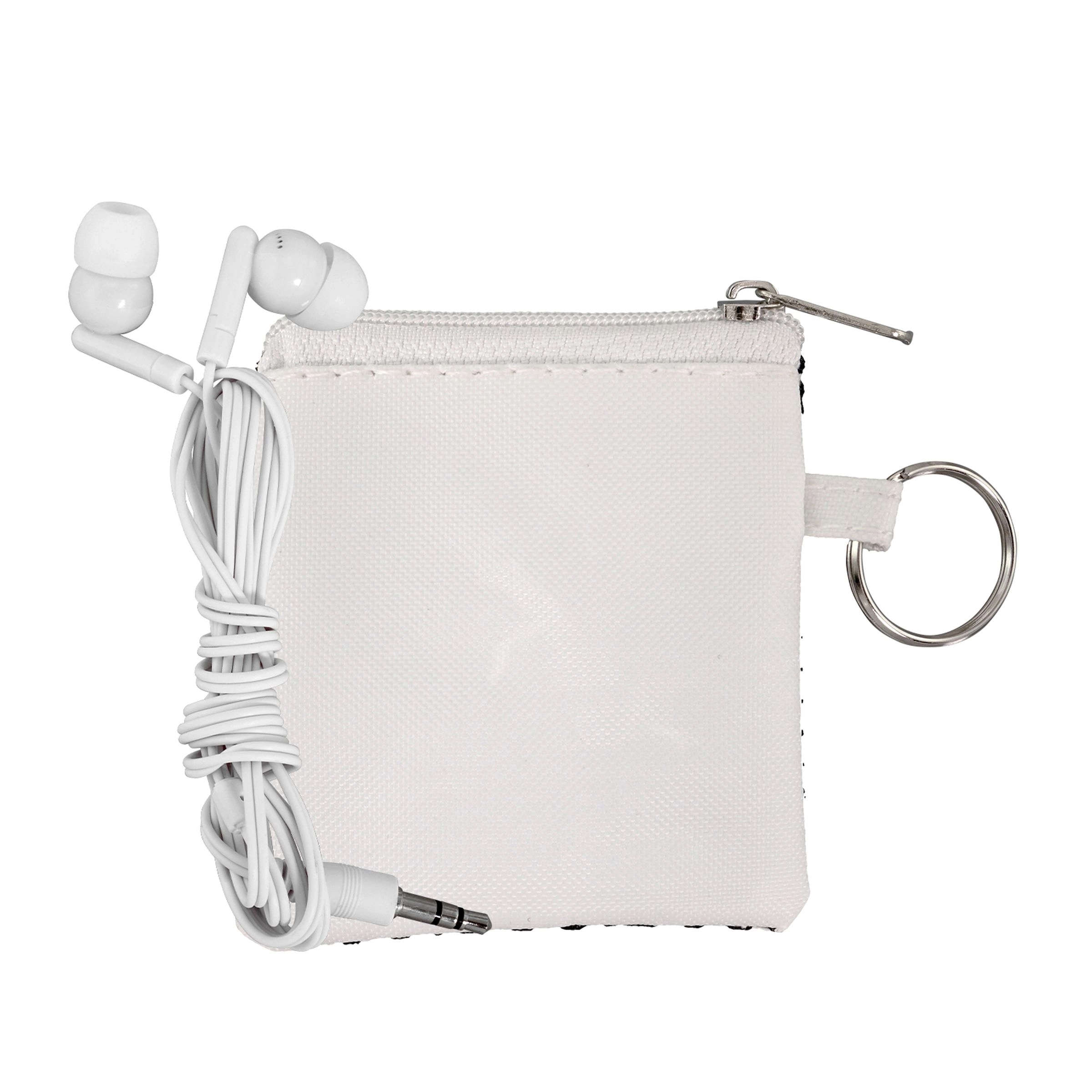 SPORTY POUCH & COLORFUL EAR BUDS 16