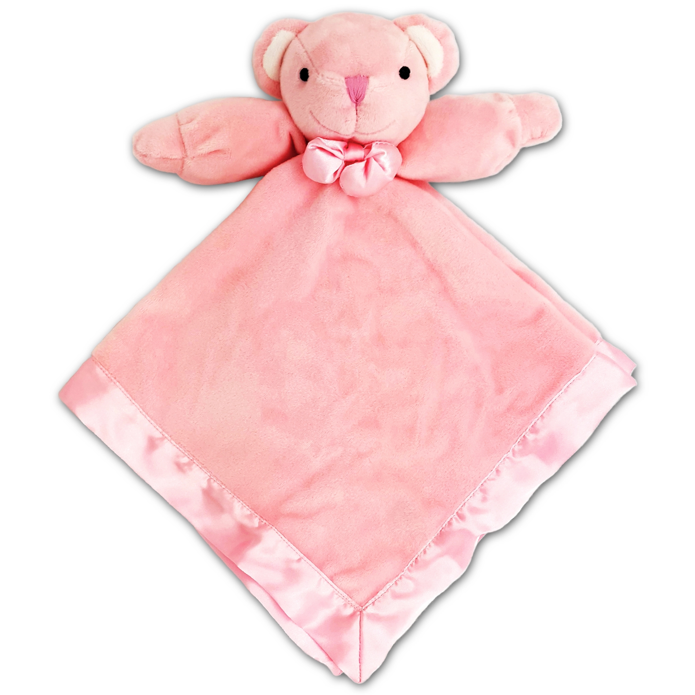 Pink Bear Baby Blanket 2