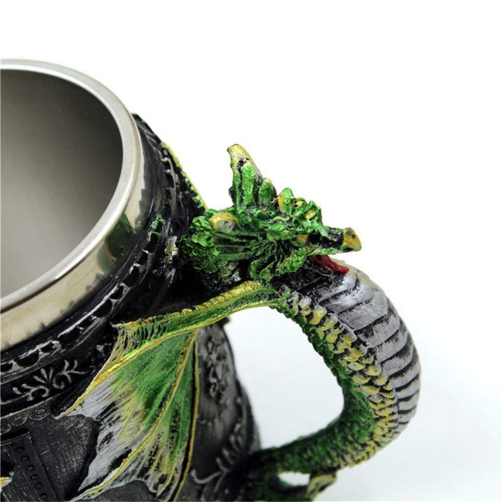 EpicMug Dragon Design Stainless Steel Mug 4