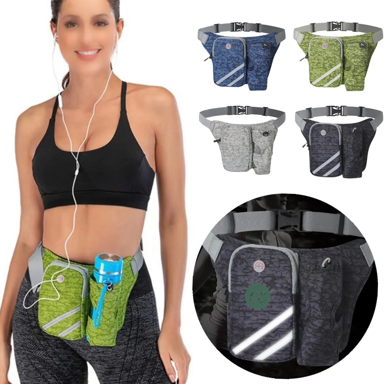 Sports Reflective Waist Bags 2