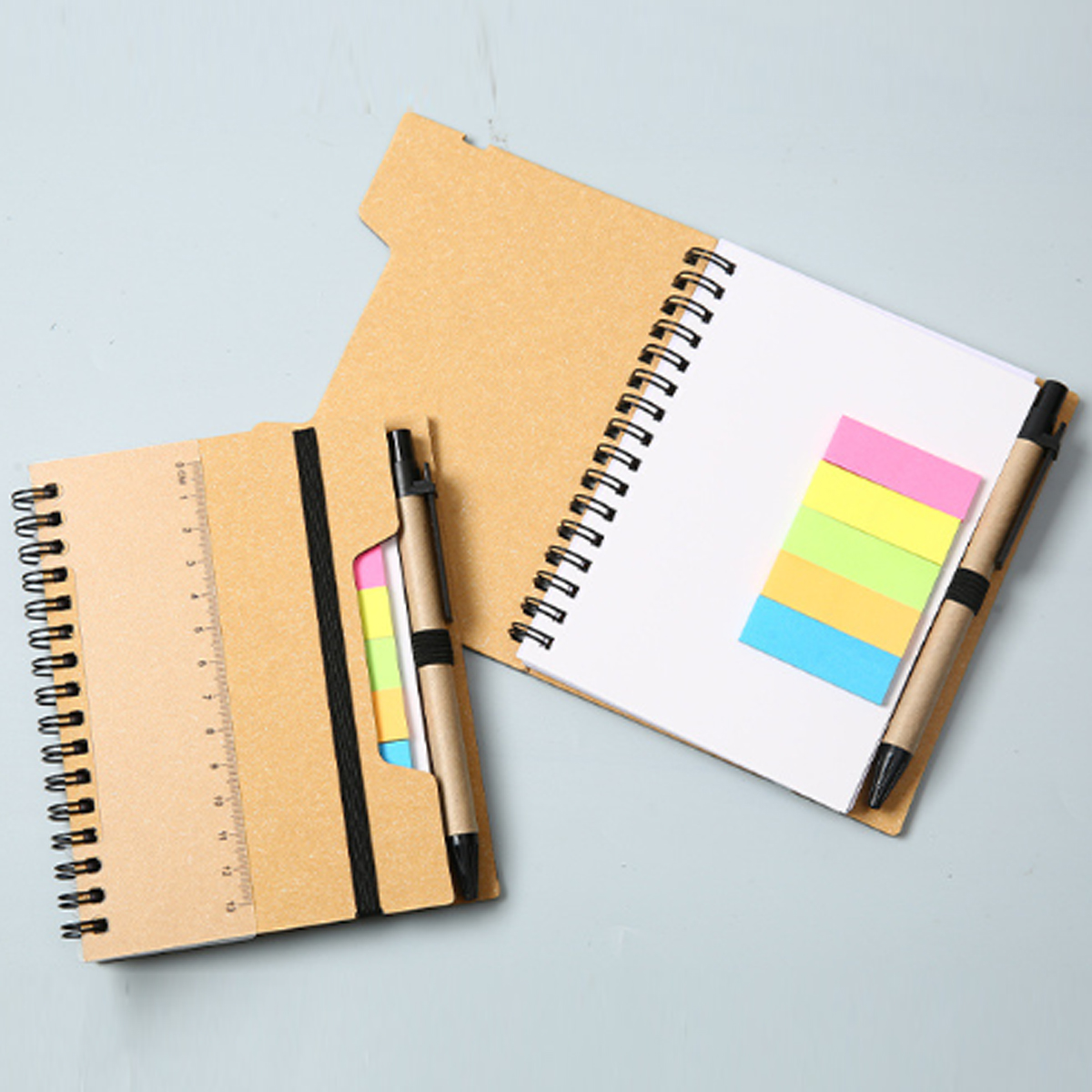 Notebook with Pen Set Sticky Notes Combo 9