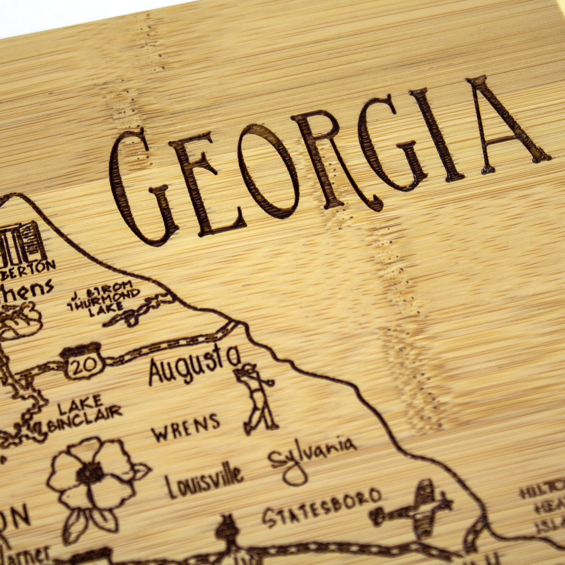 A Slice of Life Georgia Serving & Cutting Board 7