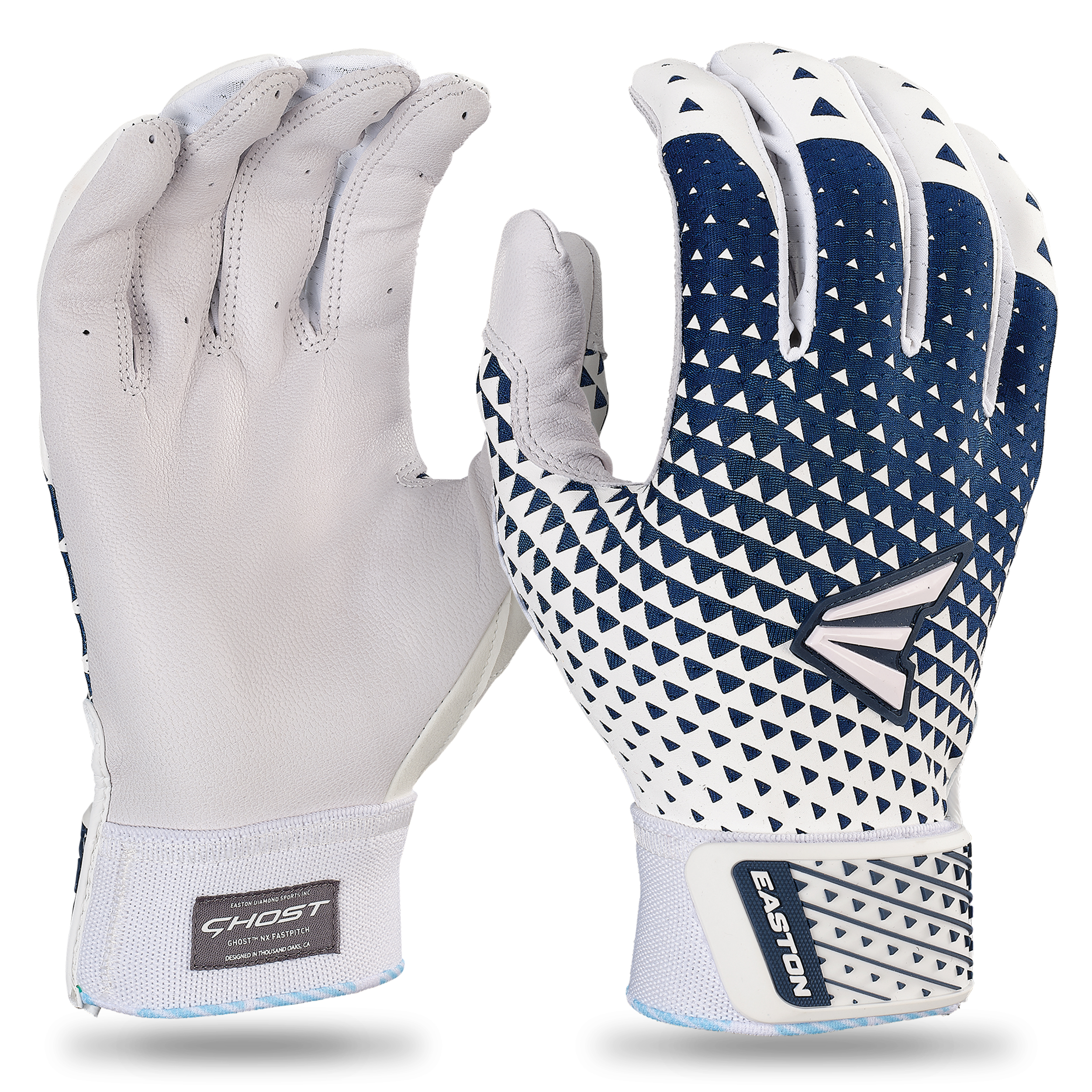 Easton Ghost NX Fastpitch Batting Gloves | M | Stars and Stripes 2