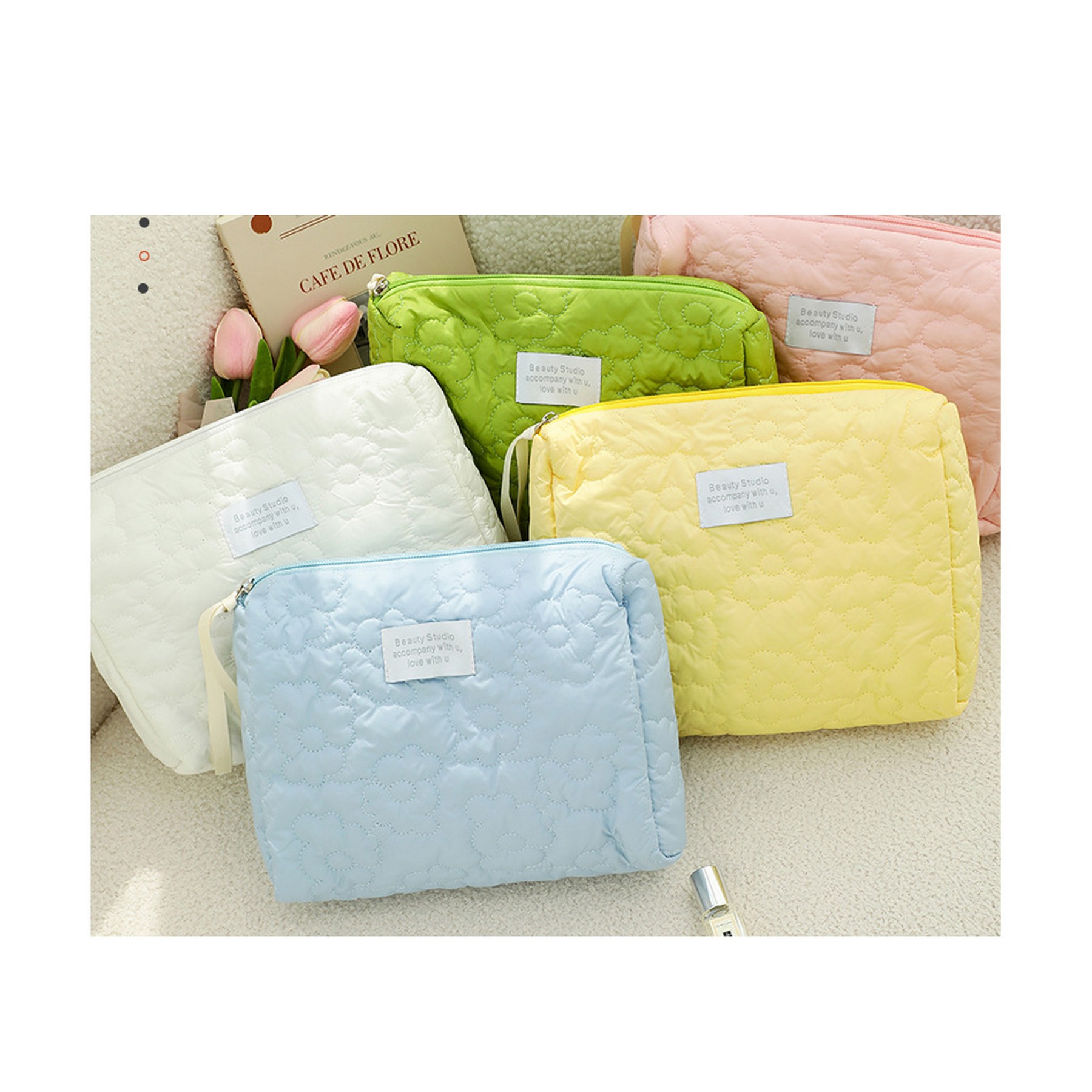 Large Capacity Soft Makeup Bag/ Cloud Makeup Bag 9
