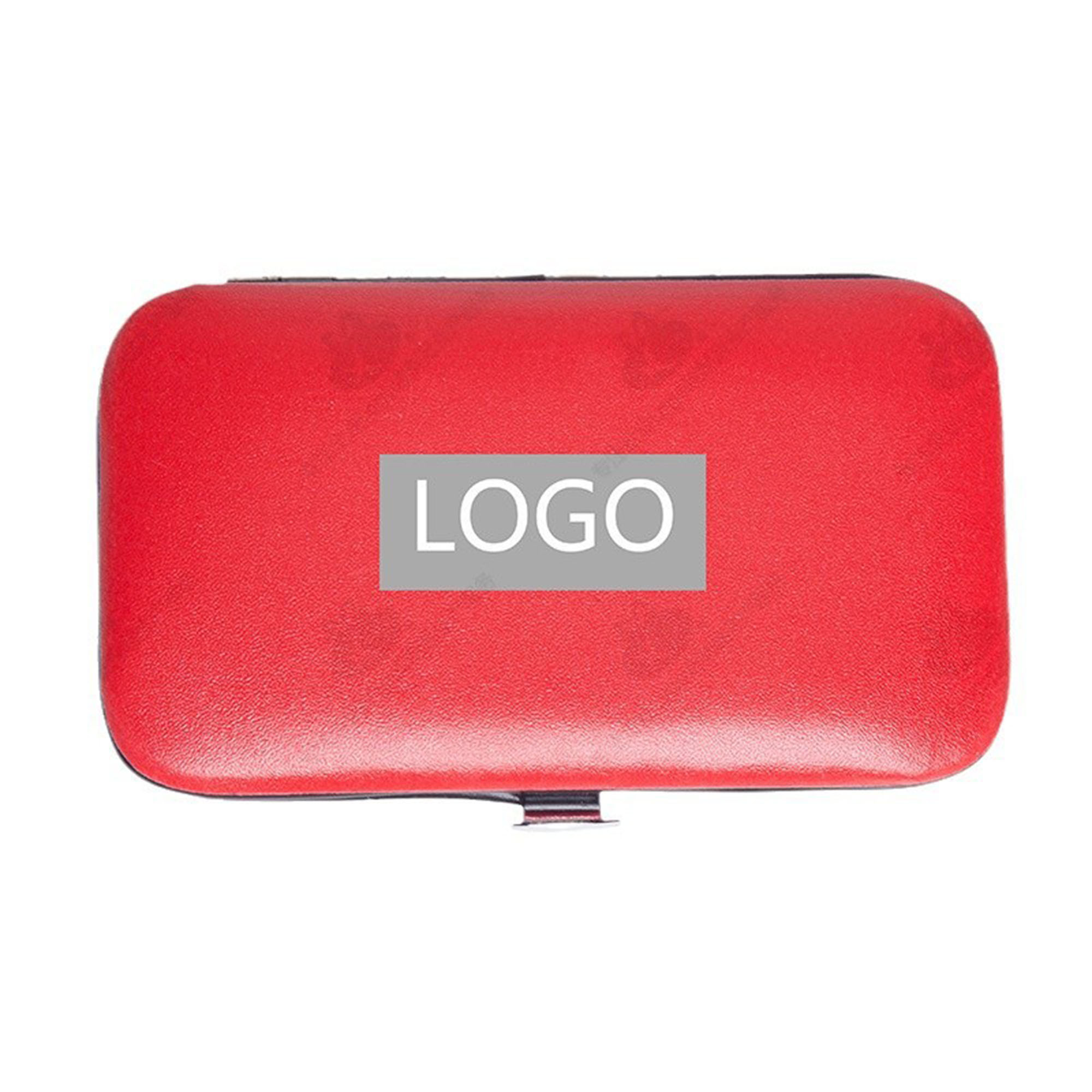 PU Manicure Set – 7-Piece Logo Printable 3