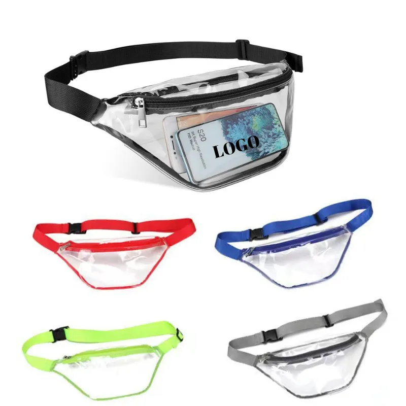 Transparent PVC Waist Bag with Adjustable Strap 3