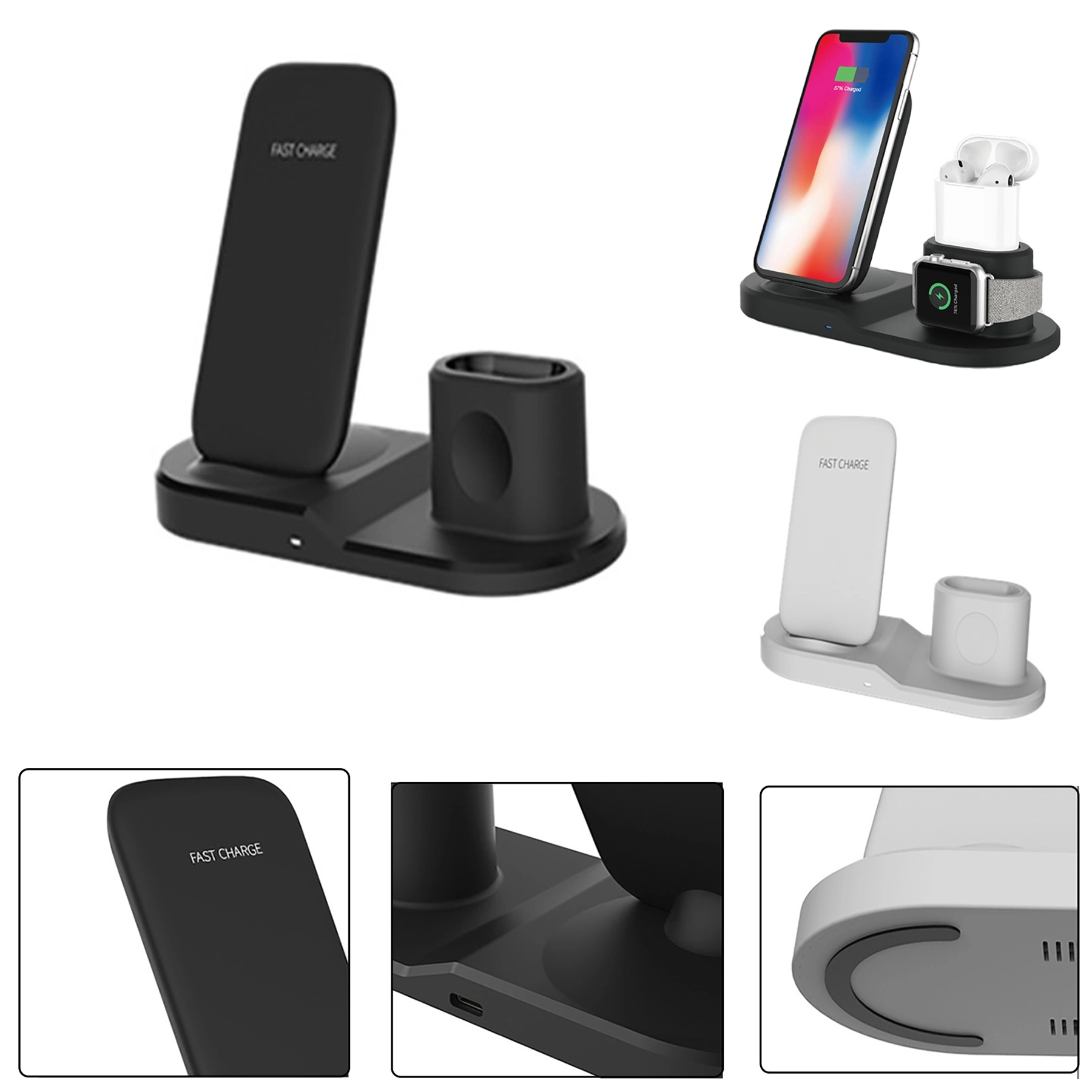 3 in 1 Wireless Charger Stand Portable 2