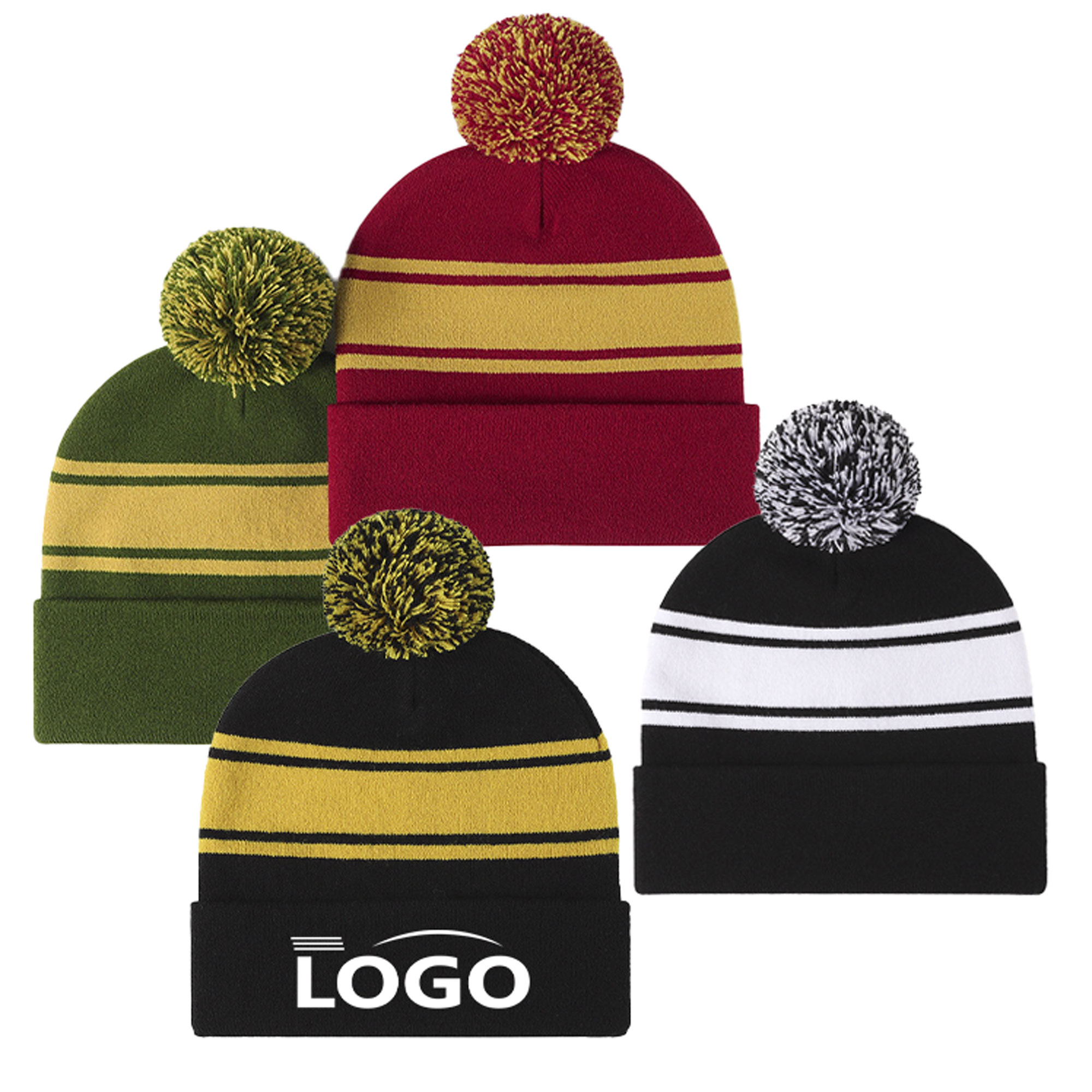 Winter Soft Pom Beanie 2