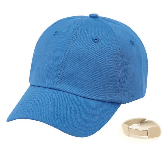 6 Panel Low Profile Unstructured Cotton Twill Baseball Cap 1