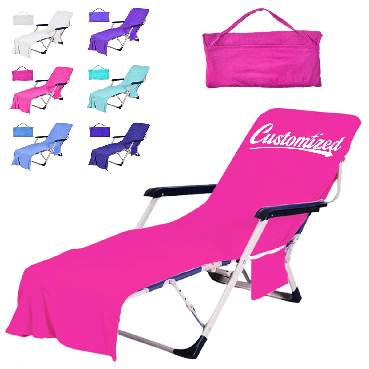 Microfiber Lounge Chair Cover Towel 5