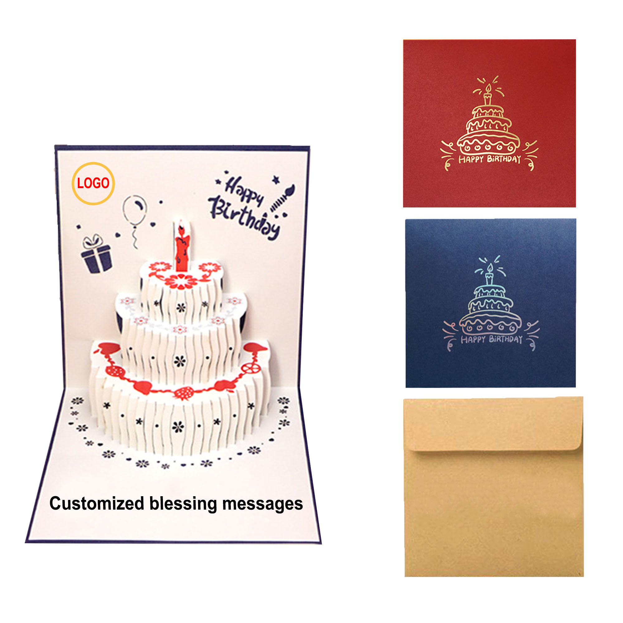 3D Birthday Greeting Card 1