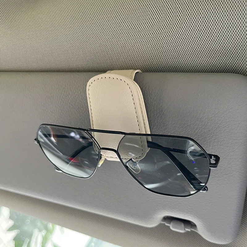 Car visor eyeglasses clip holder 2