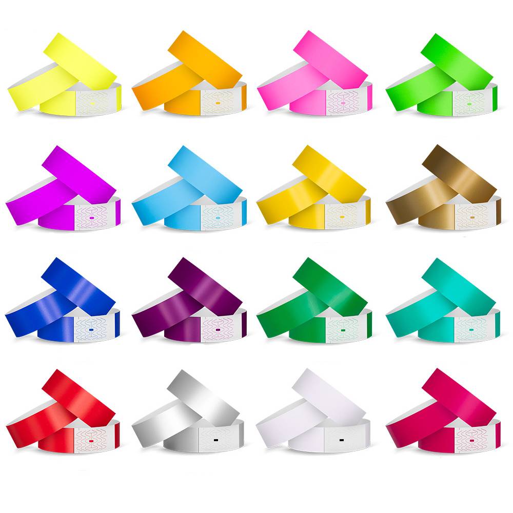 3/4" Tyvek Wristbands 6