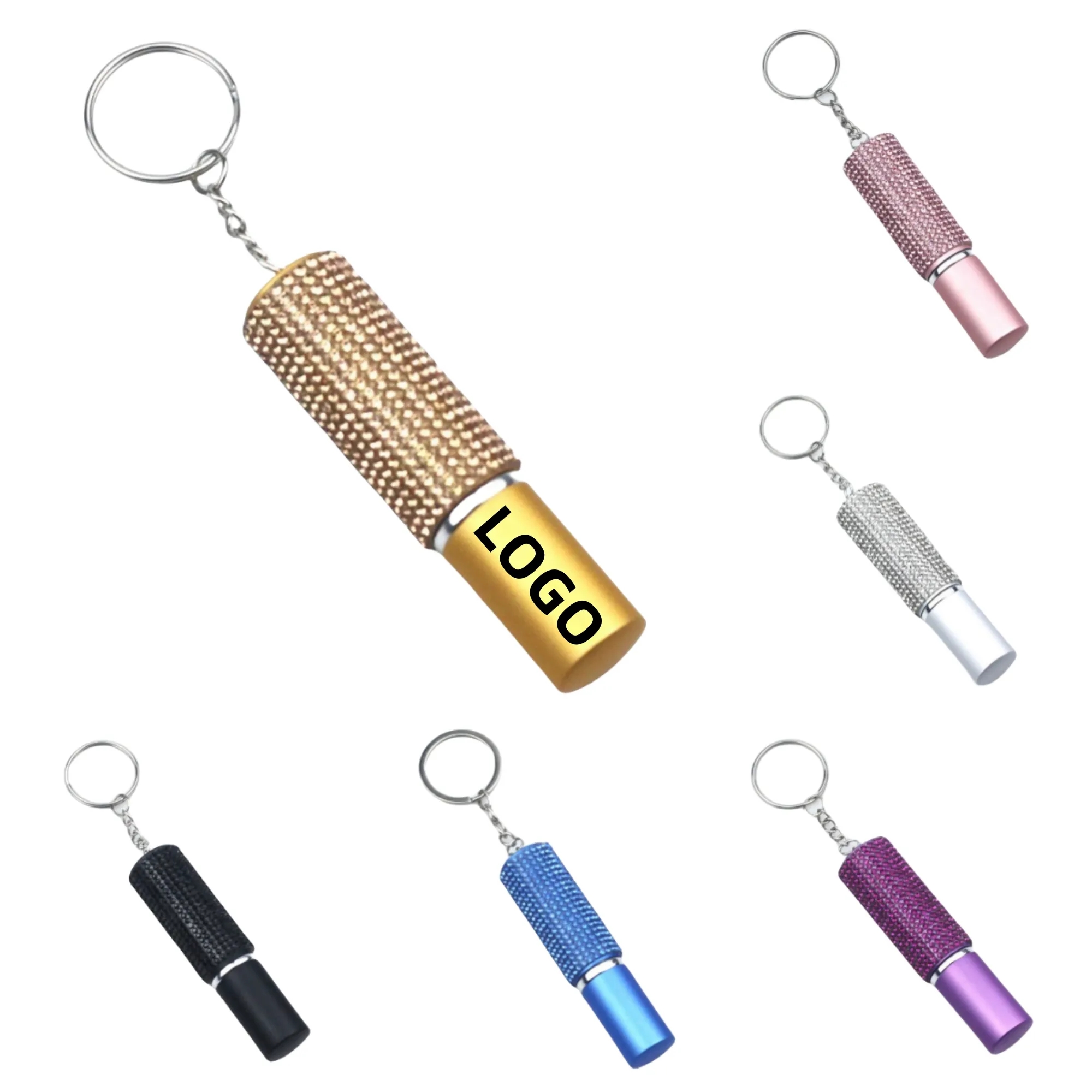 Diamond-Accented Portable Perfume Spray Bottle 2