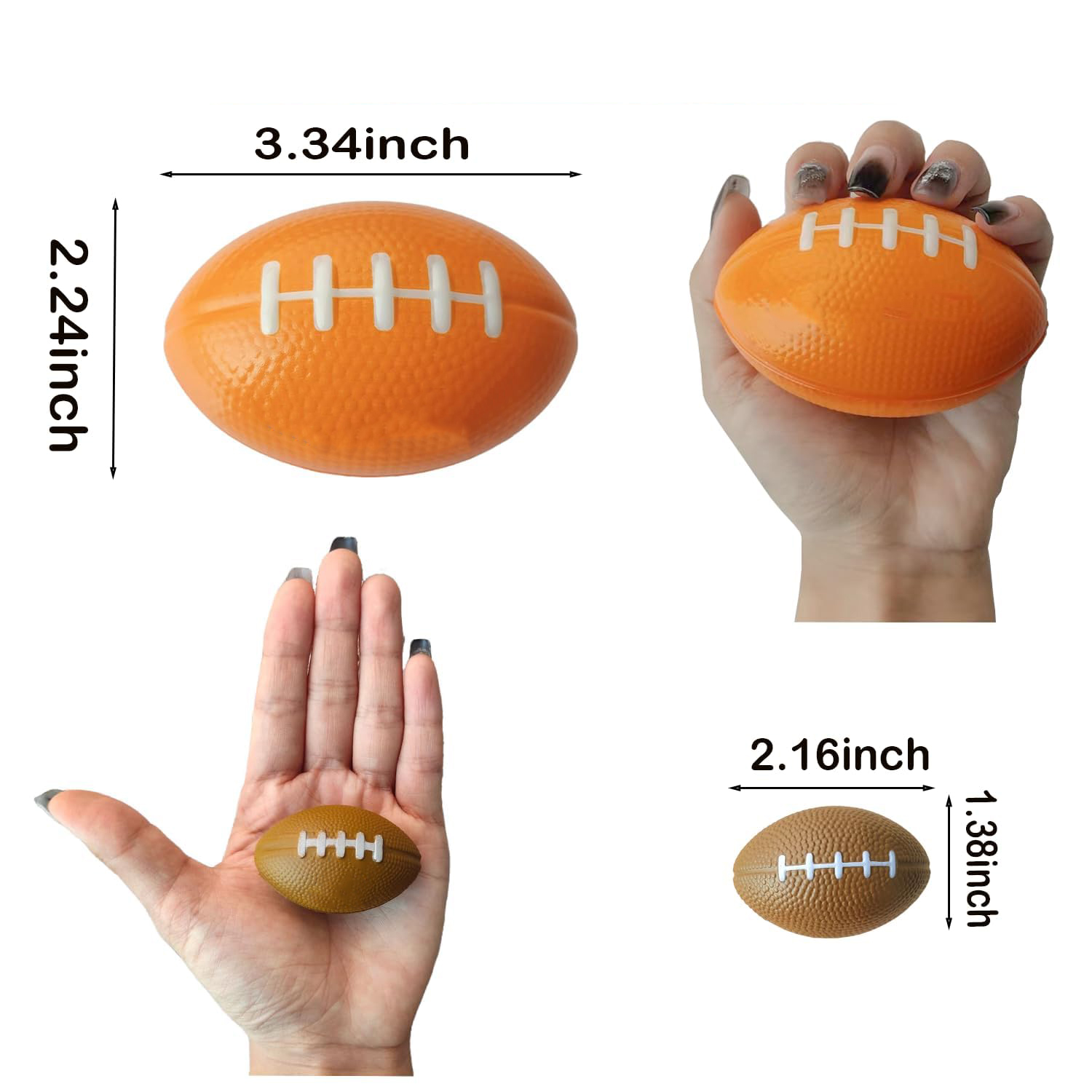 PU Foam Stress Relief Football Ball 3